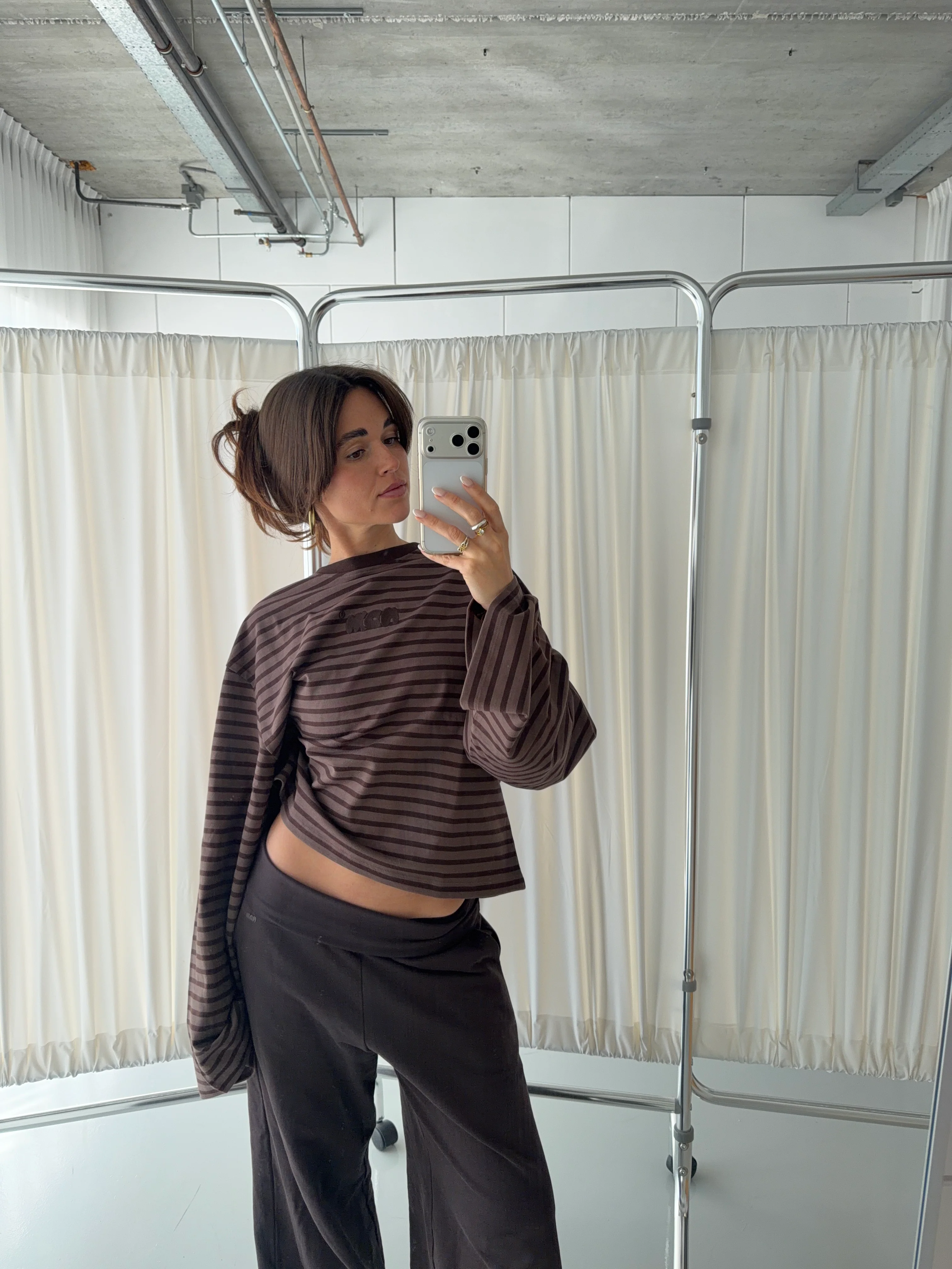 oversized longsleeve brown stripes - Image 12