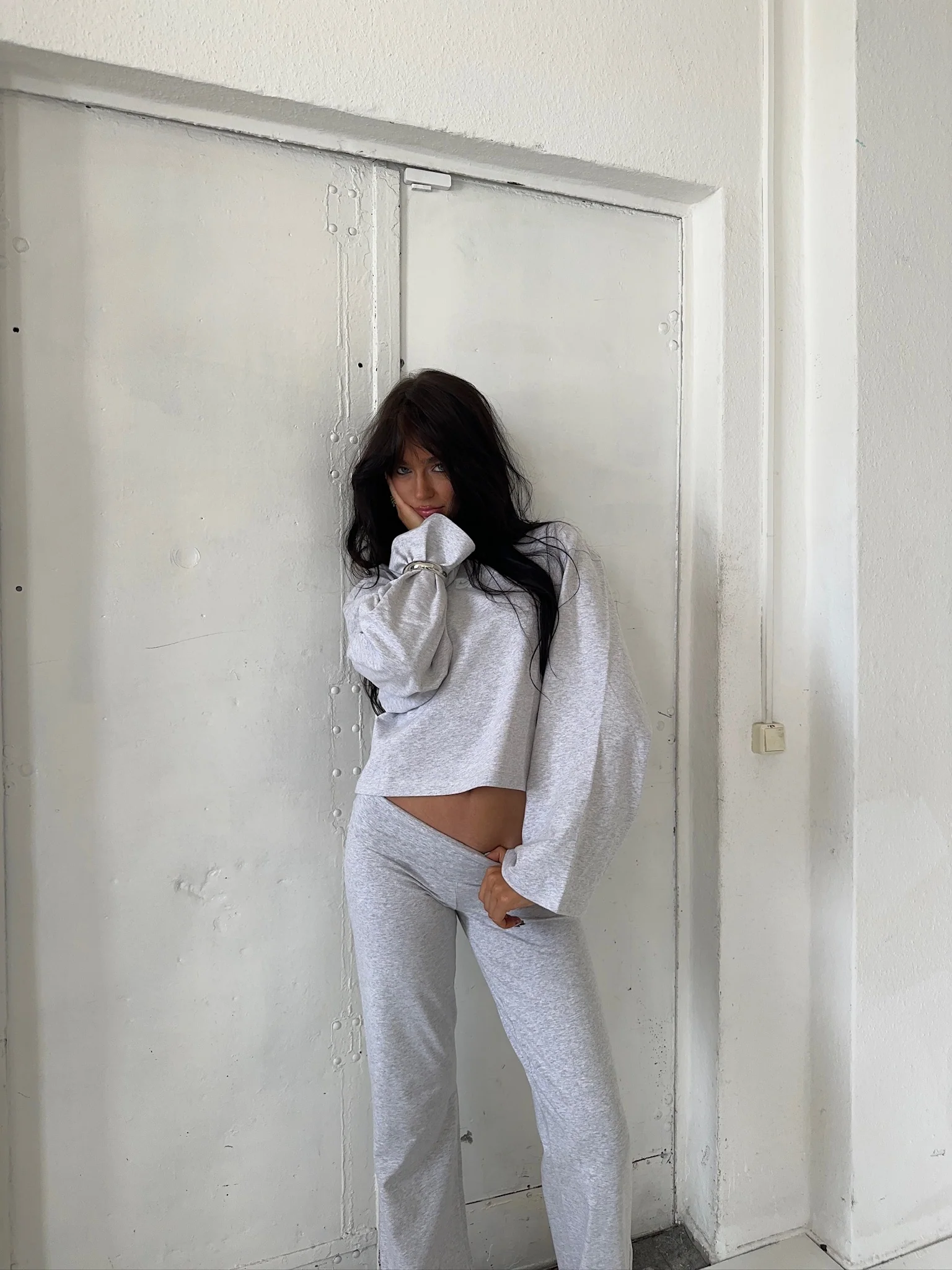 soft pants grey melange - Image 9