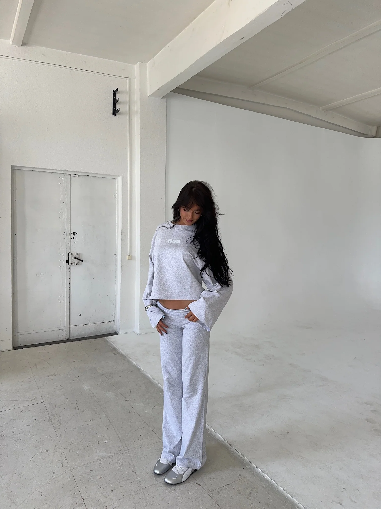 soft pants grey melange - Image 10