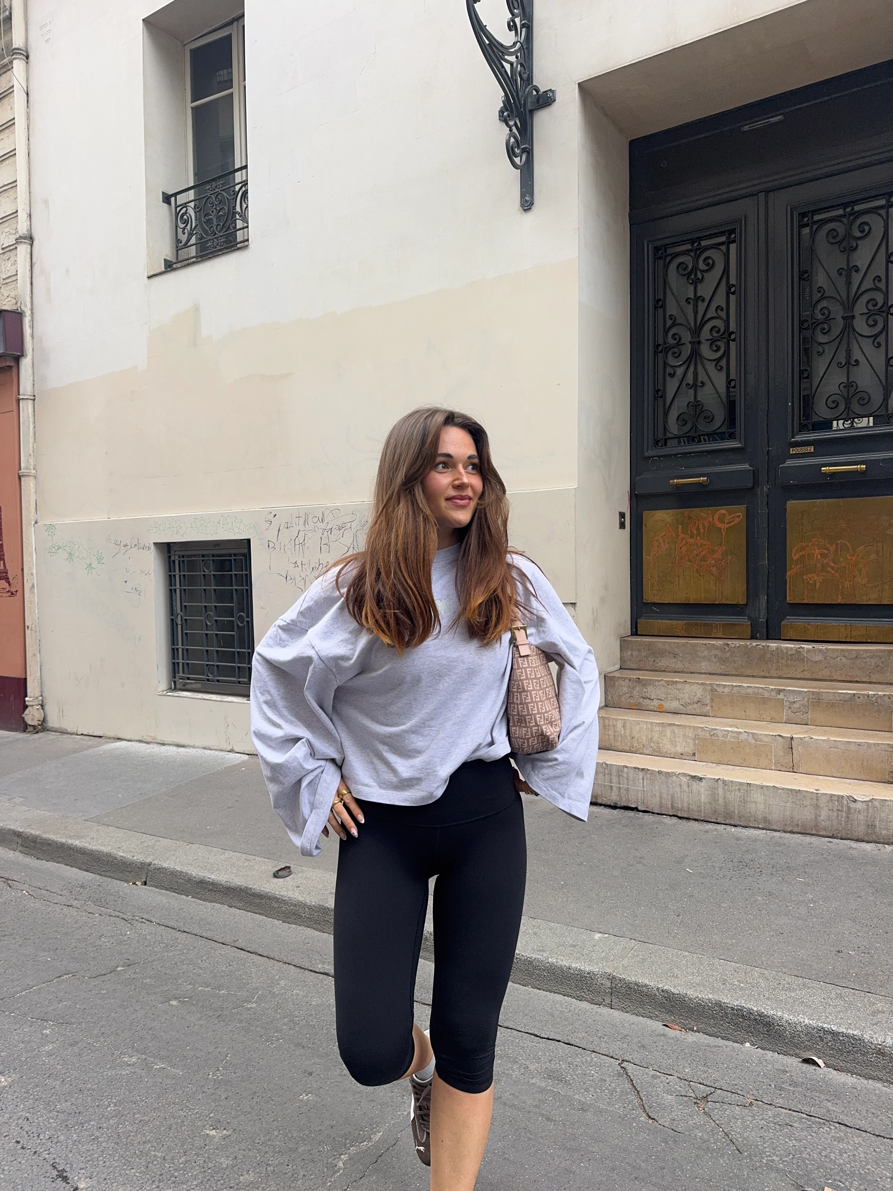 oversized longsleeve grey melange - Image 14