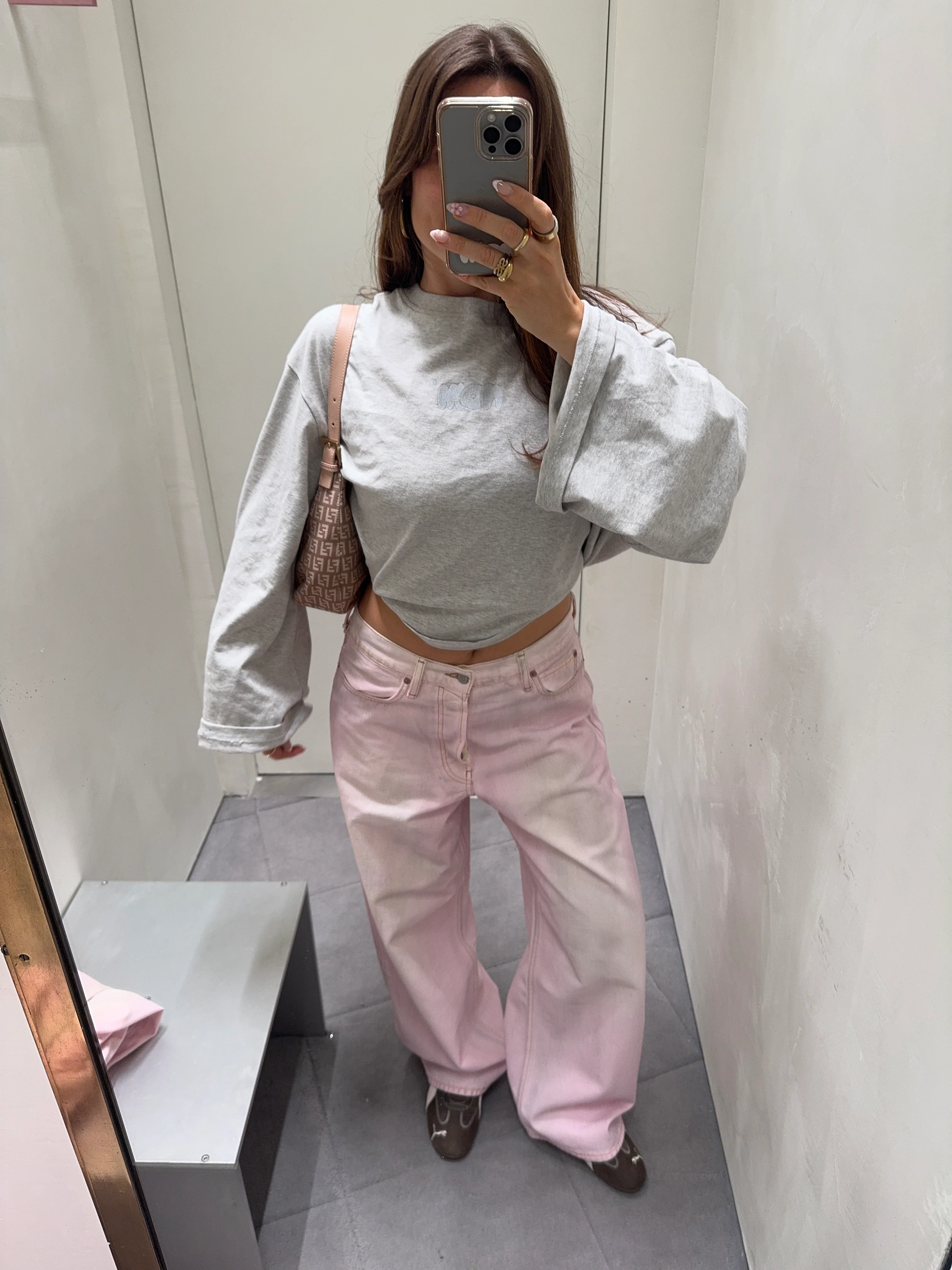 oversized longsleeve grey melange - Image 4