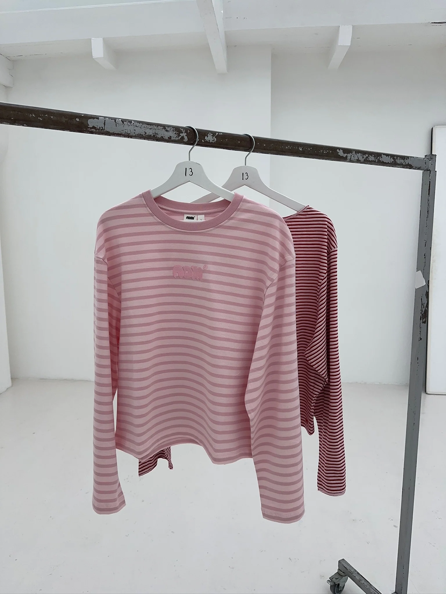 oversized longsleeve long pink stripes - Image 5