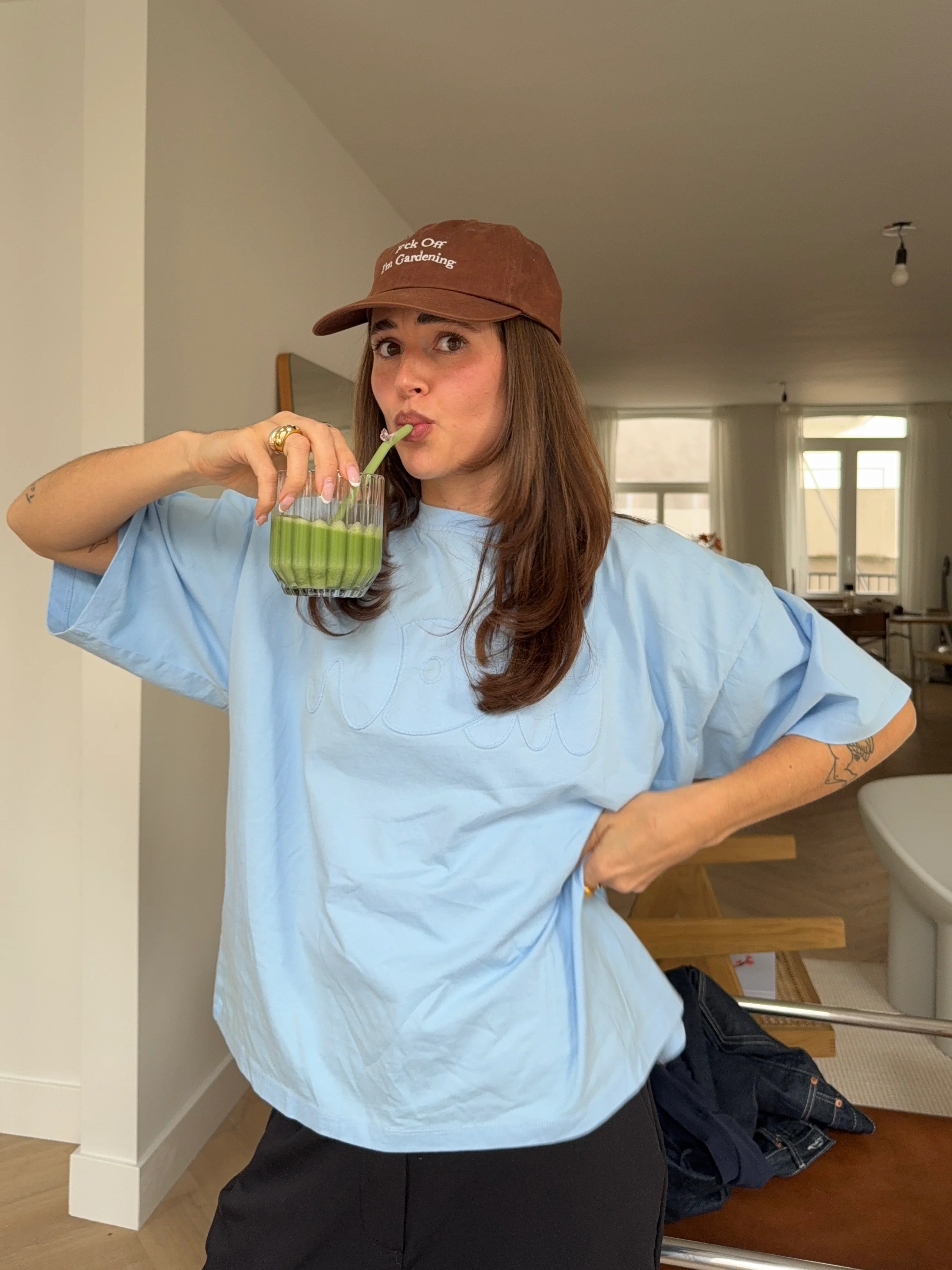 oversized tee arctic blue - Image 10