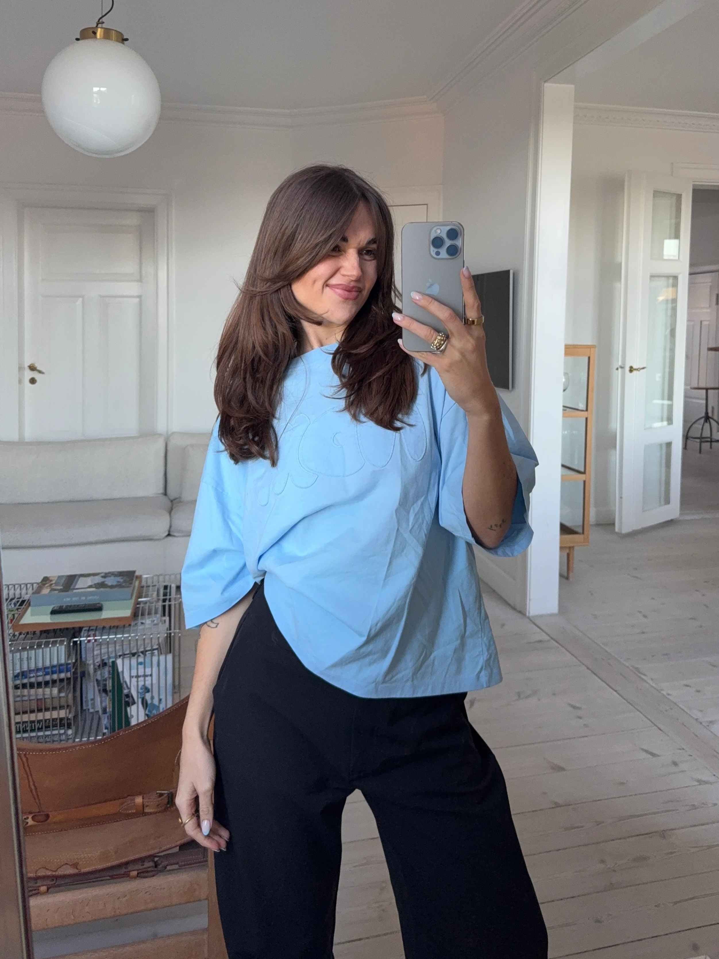 oversized tee arctic blue - Image 8