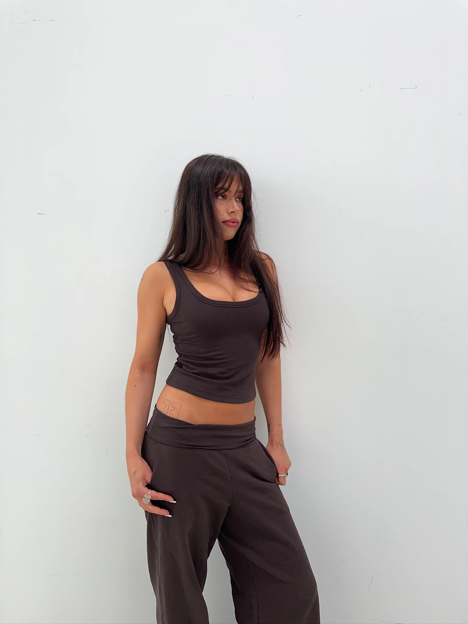 foldover pants cocoa - Image 10