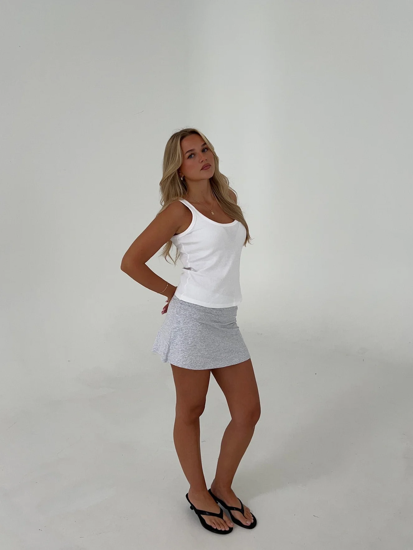 scoop tank soft skirt set - Image 2