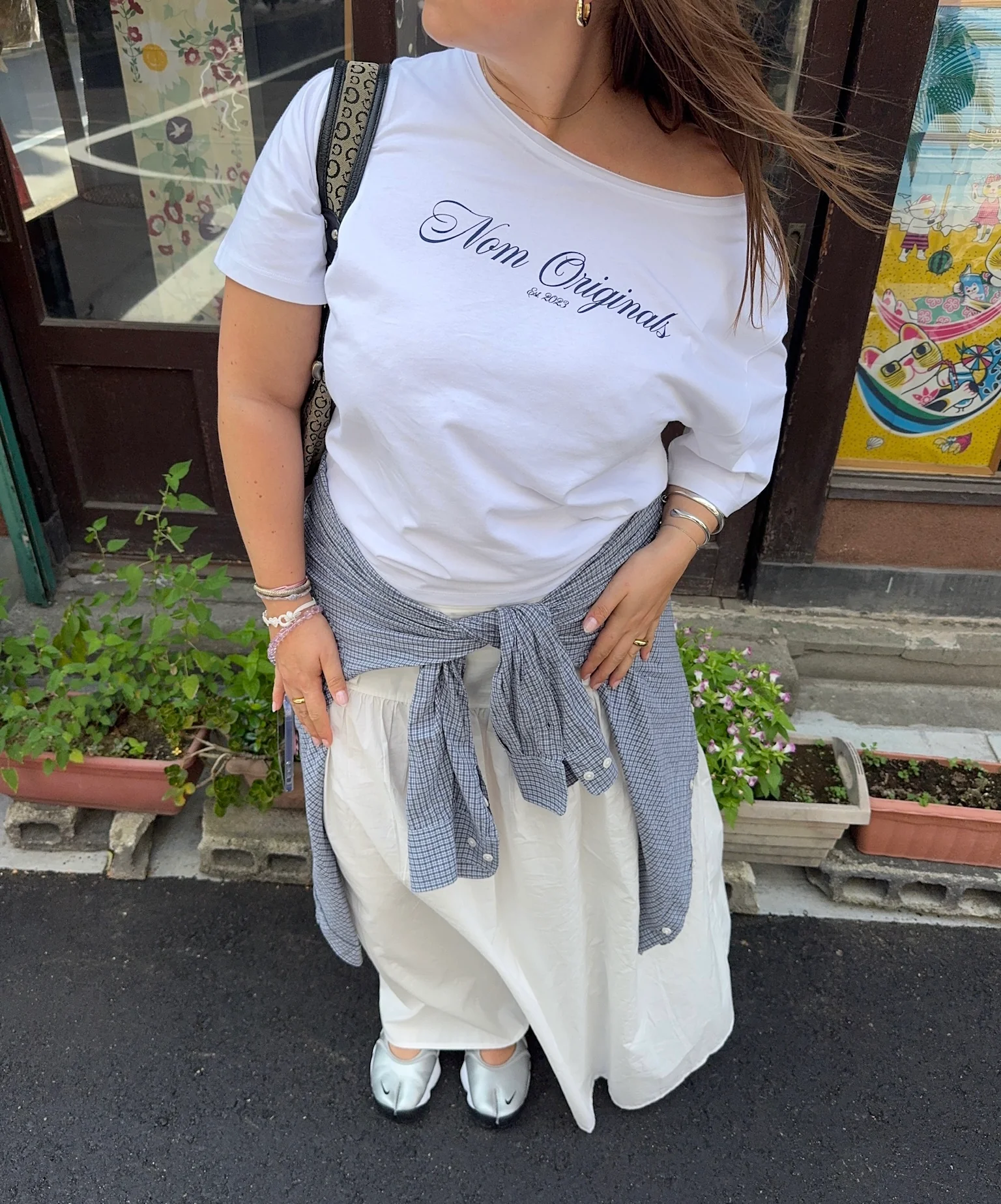 slouchy tee dreamy white - Image 11