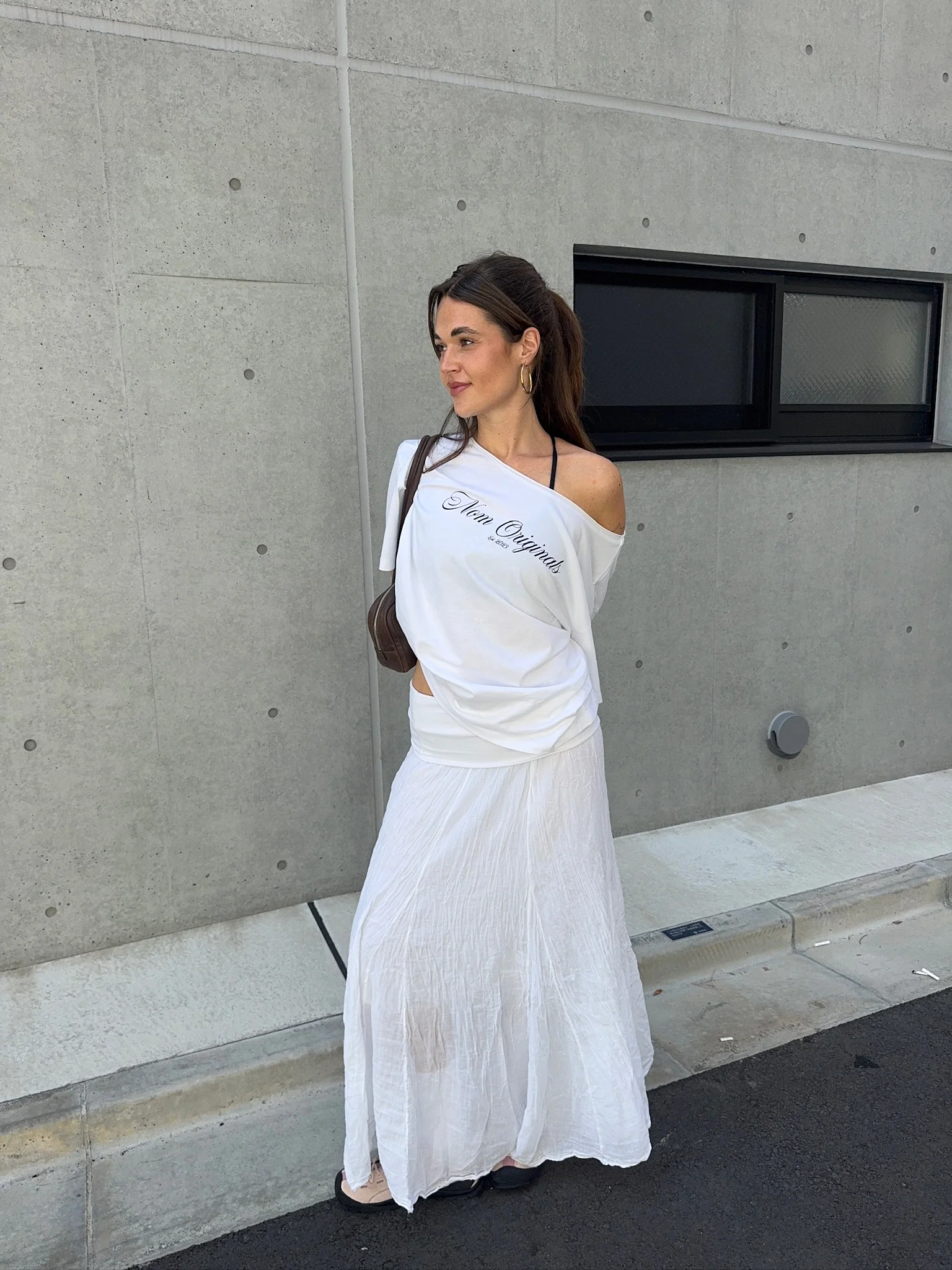 slouchy tee dreamy white - Image 7