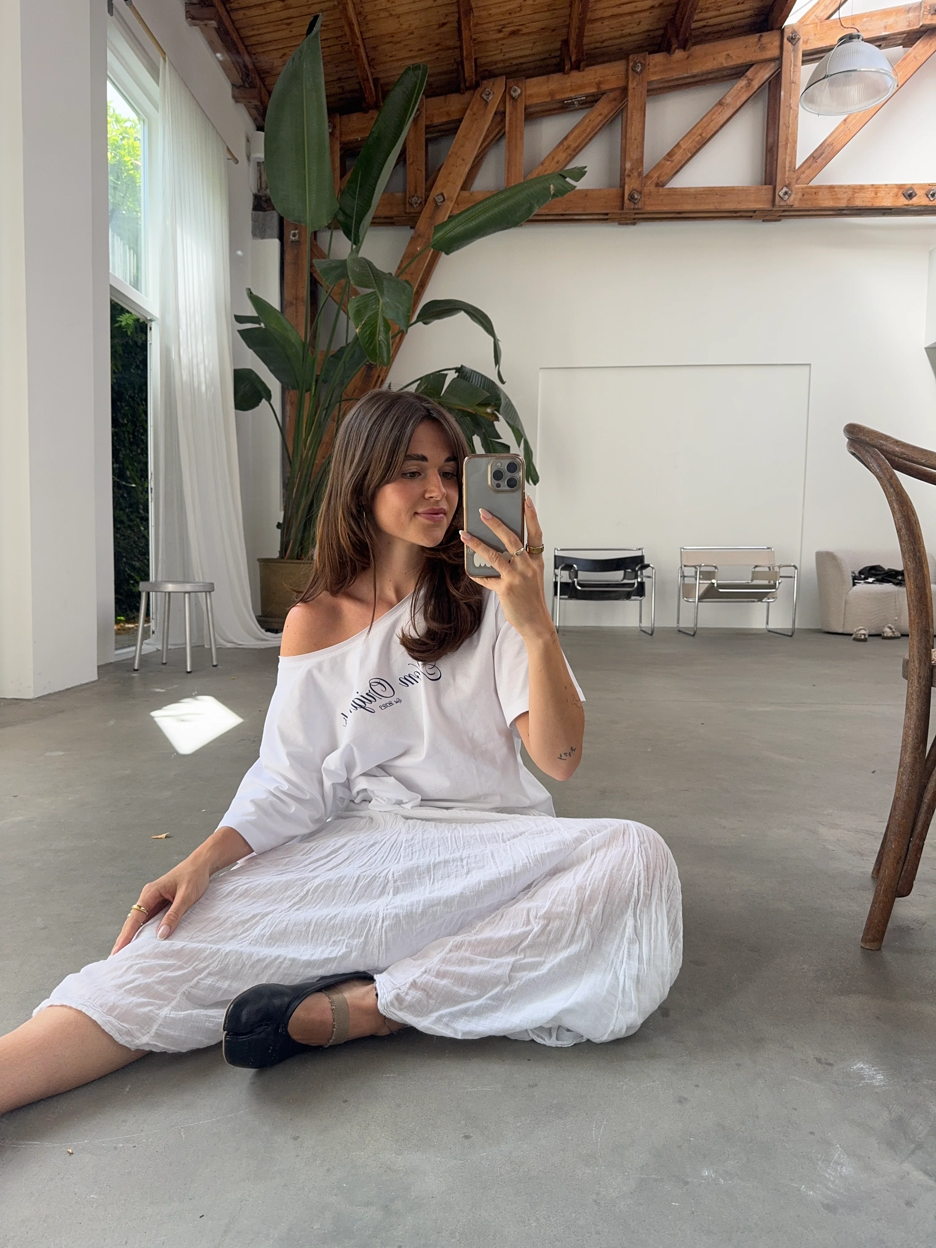 slouchy tee dreamy white - Image 8