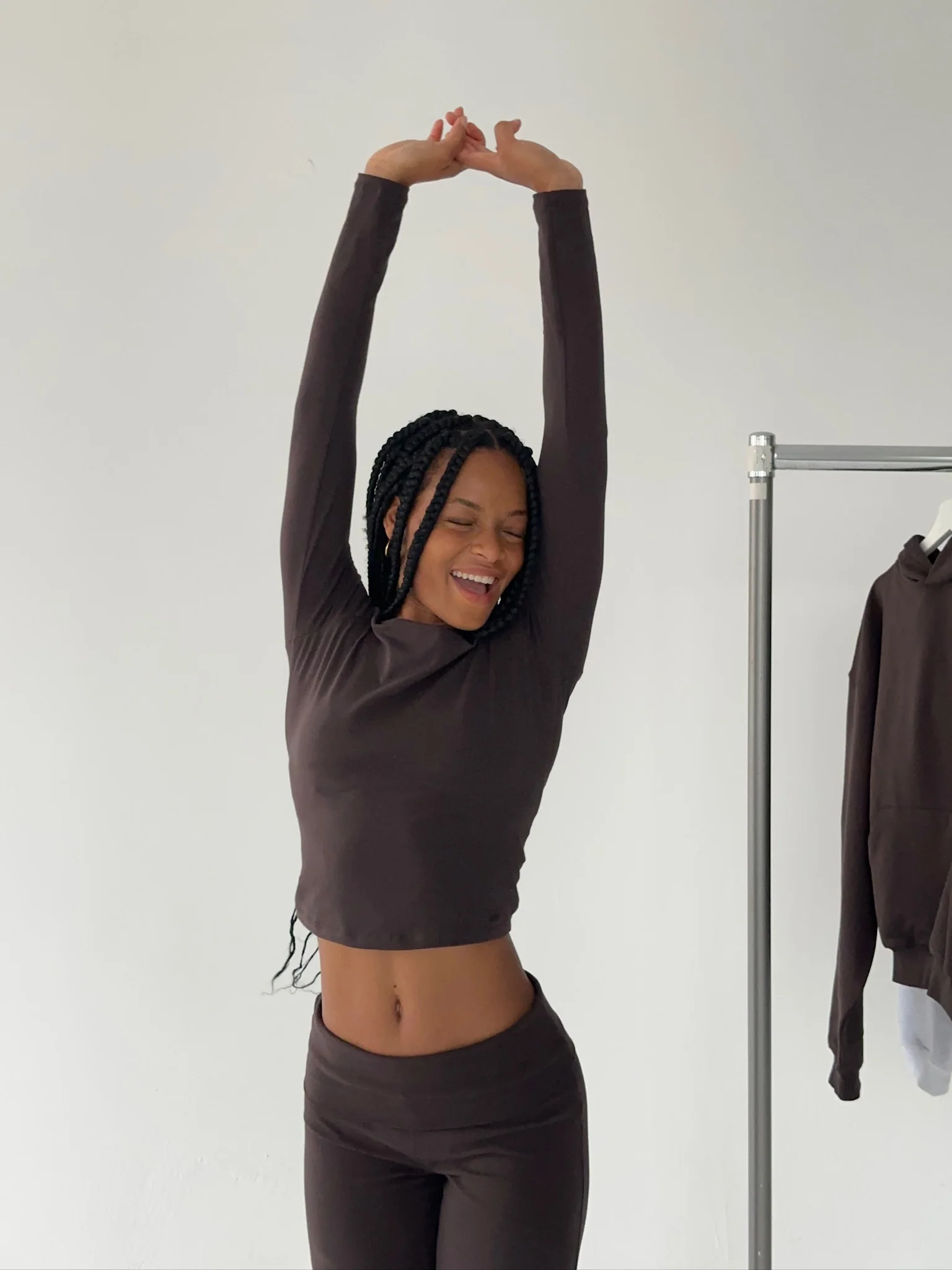 soft longsleeve long dark brown - Image 3