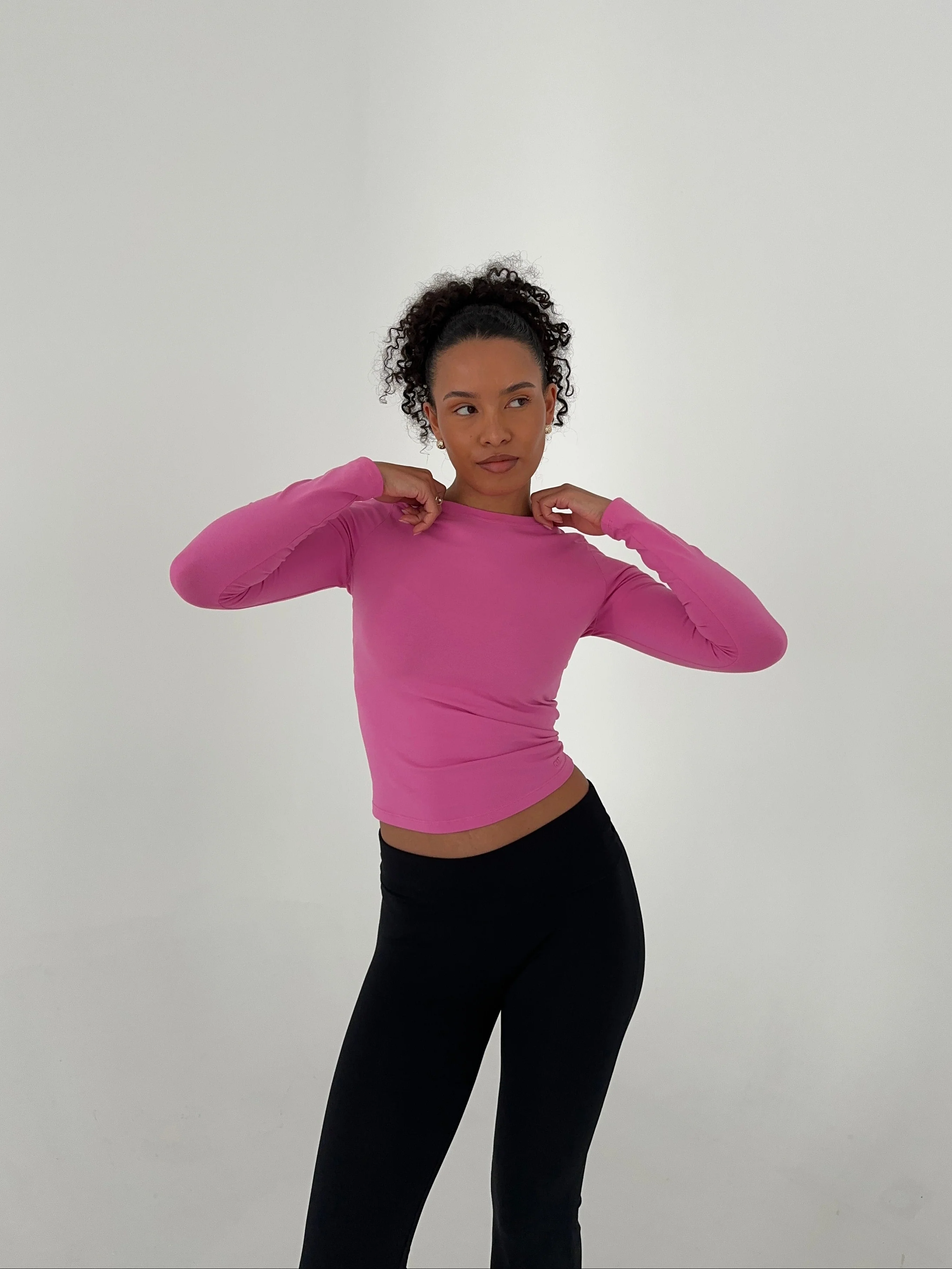 soft longsleeve long magenta - Image 3