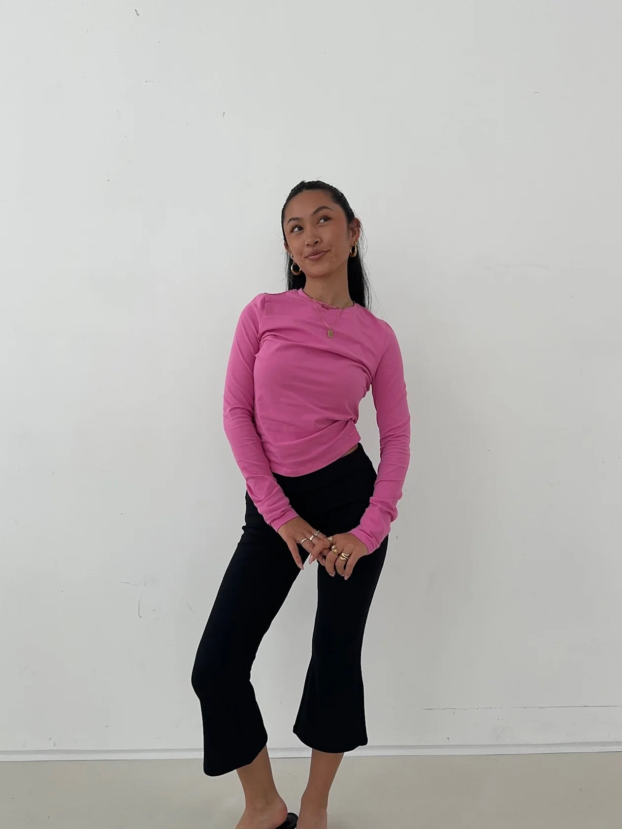 soft longsleeve long magenta - Image 7