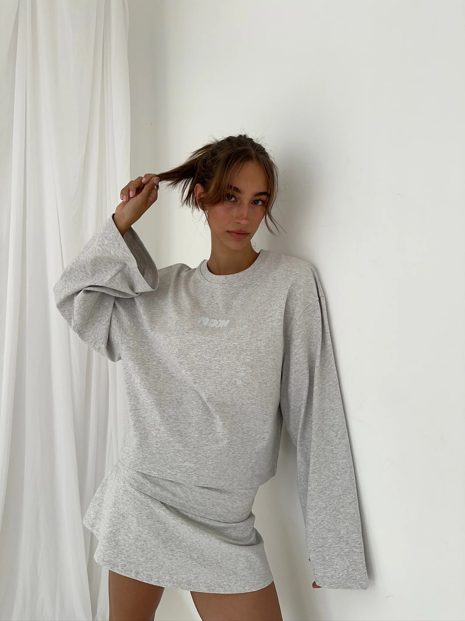 soft skirt grey melange - Image 19