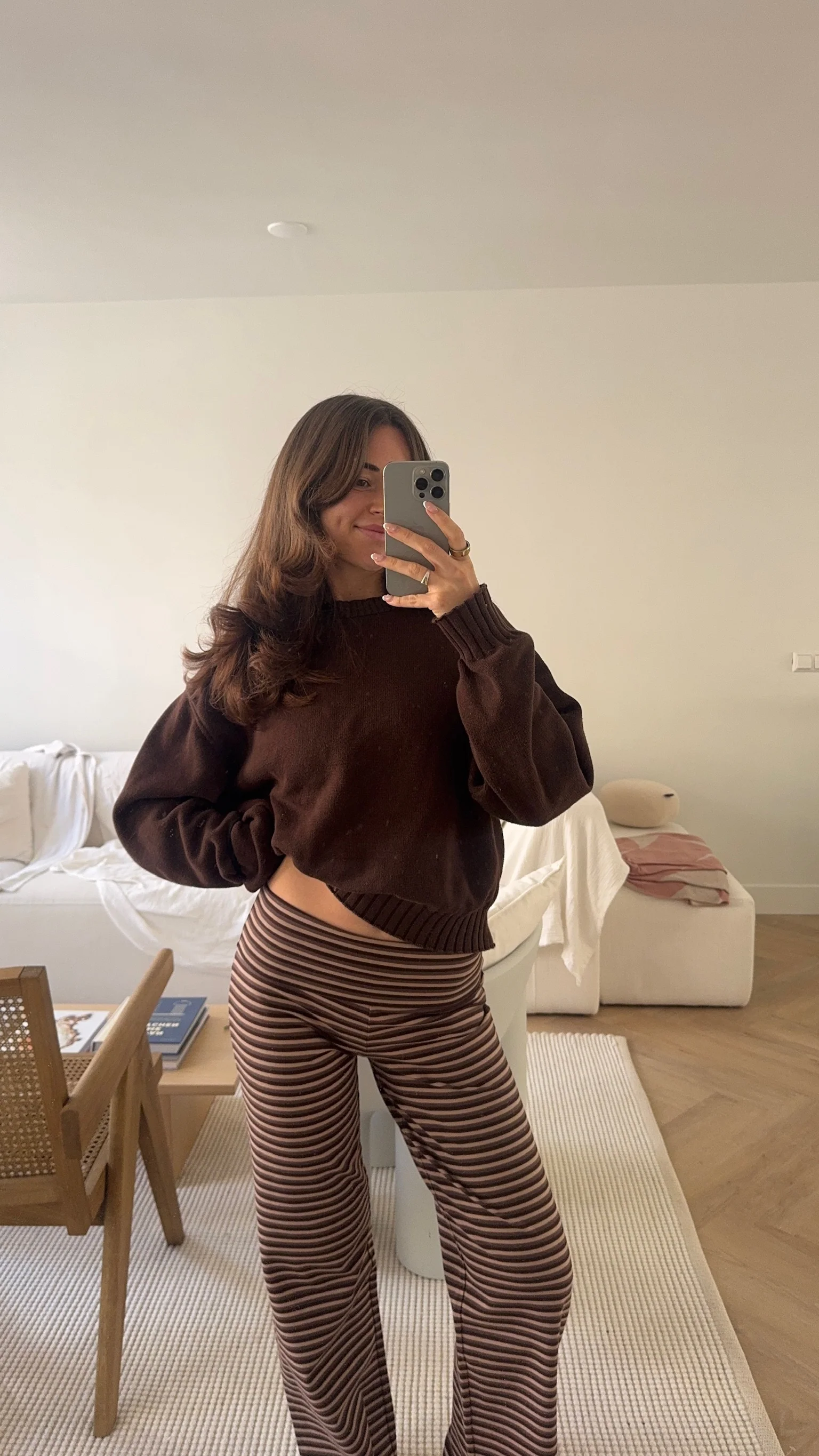 soft pants brown stripes - Image 6