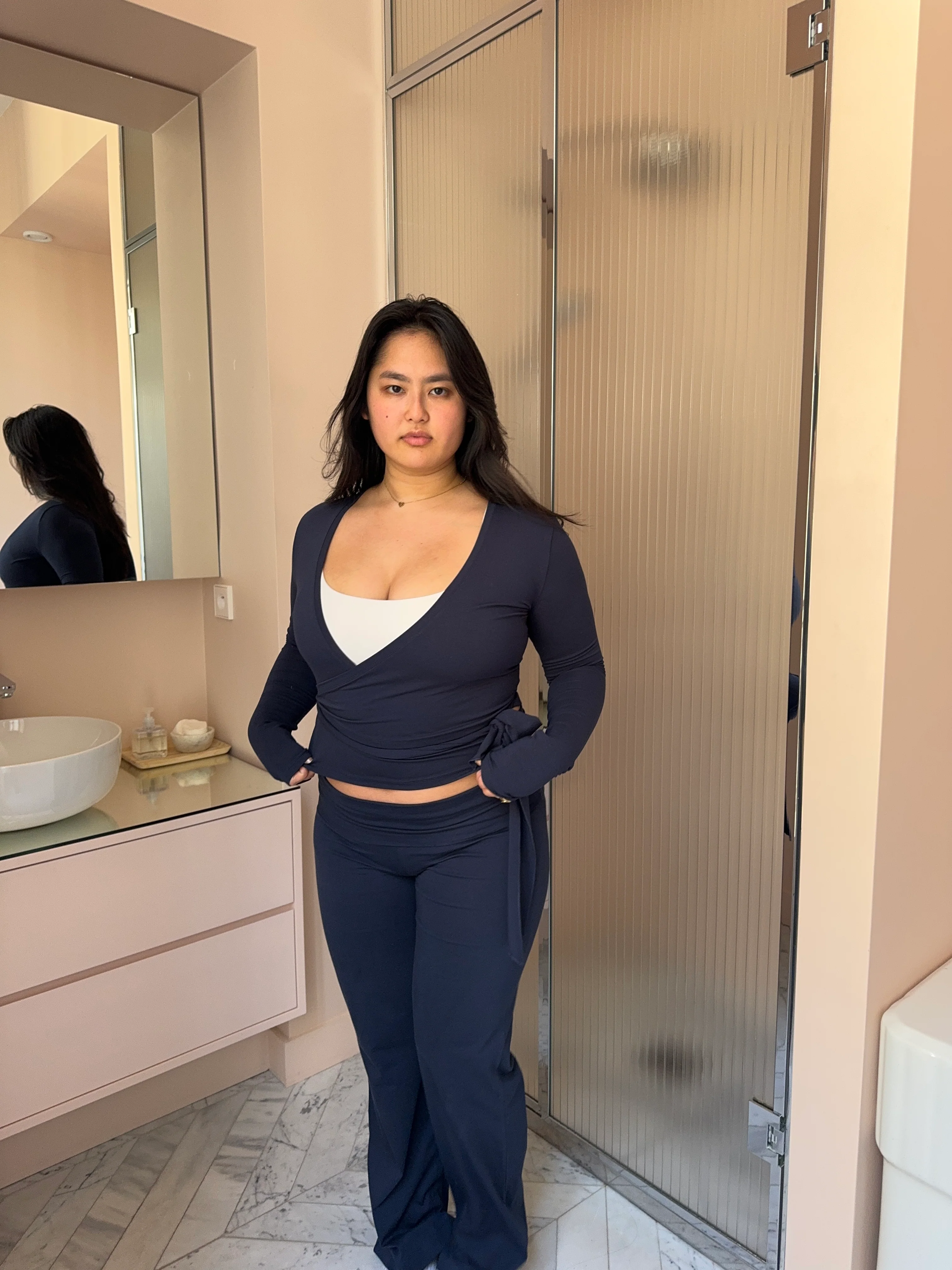 soft pants deep blue - Image 8
