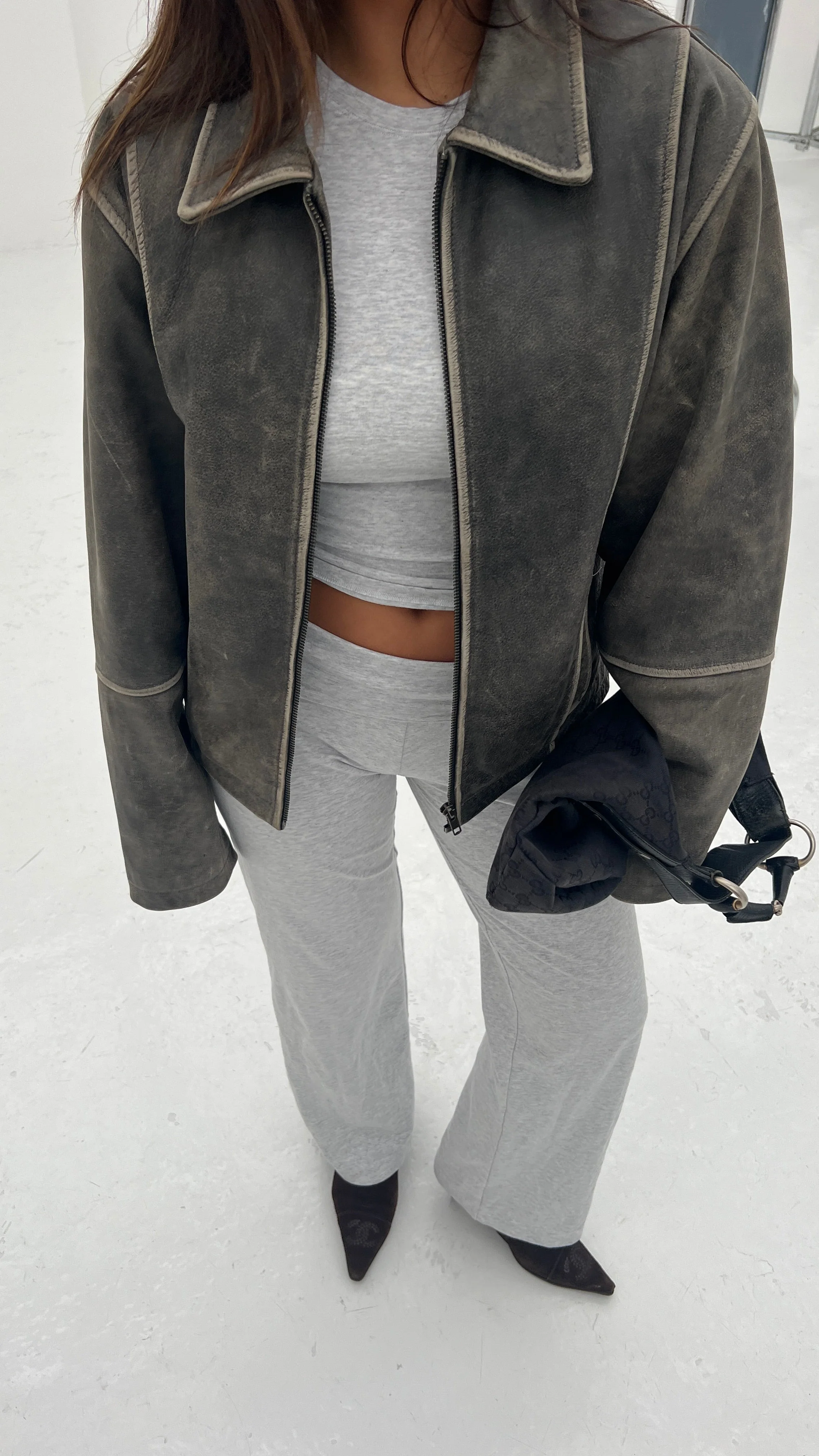soft pants grey melange - Image 5