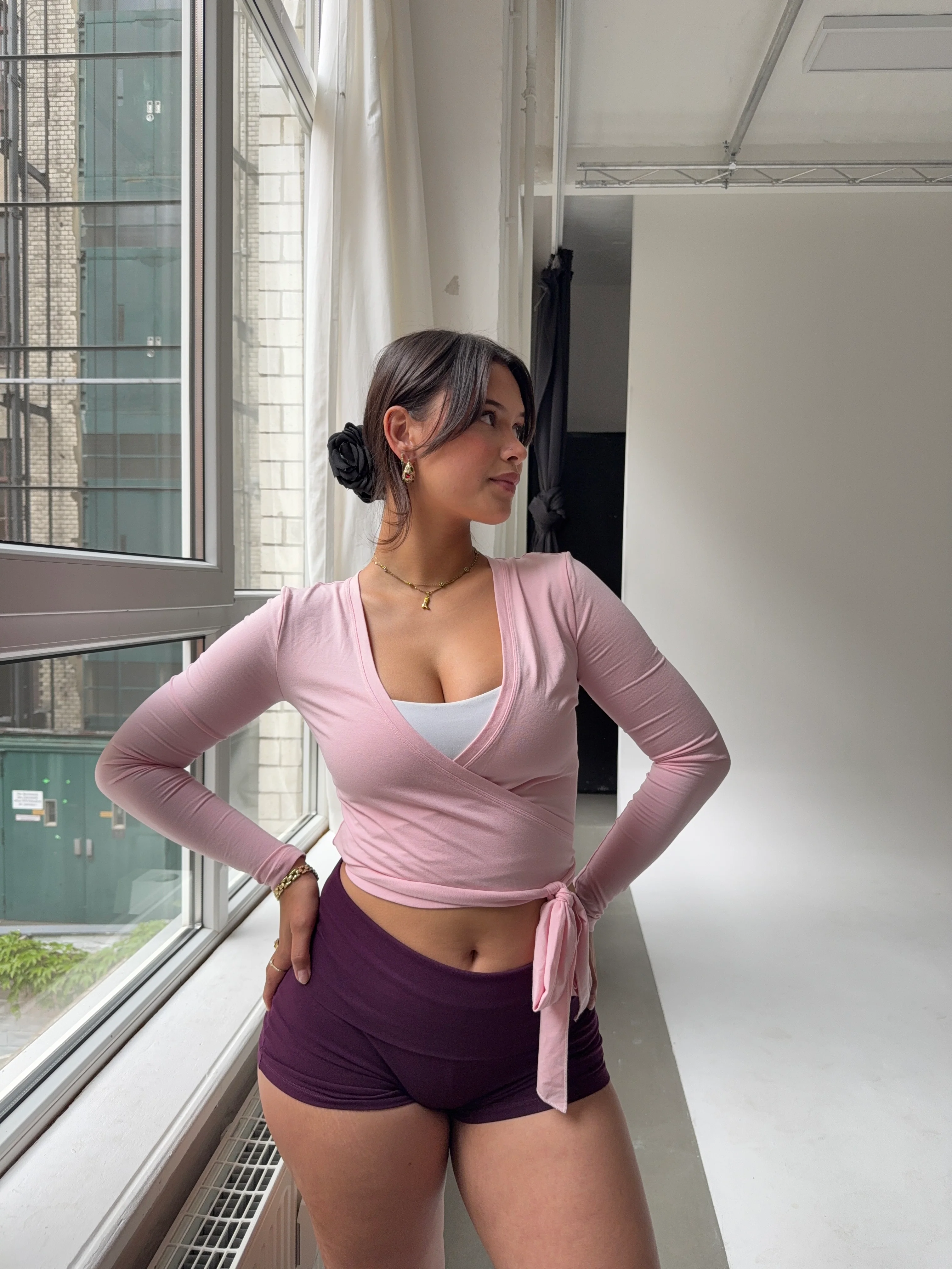 soft shorts plum - Image 7