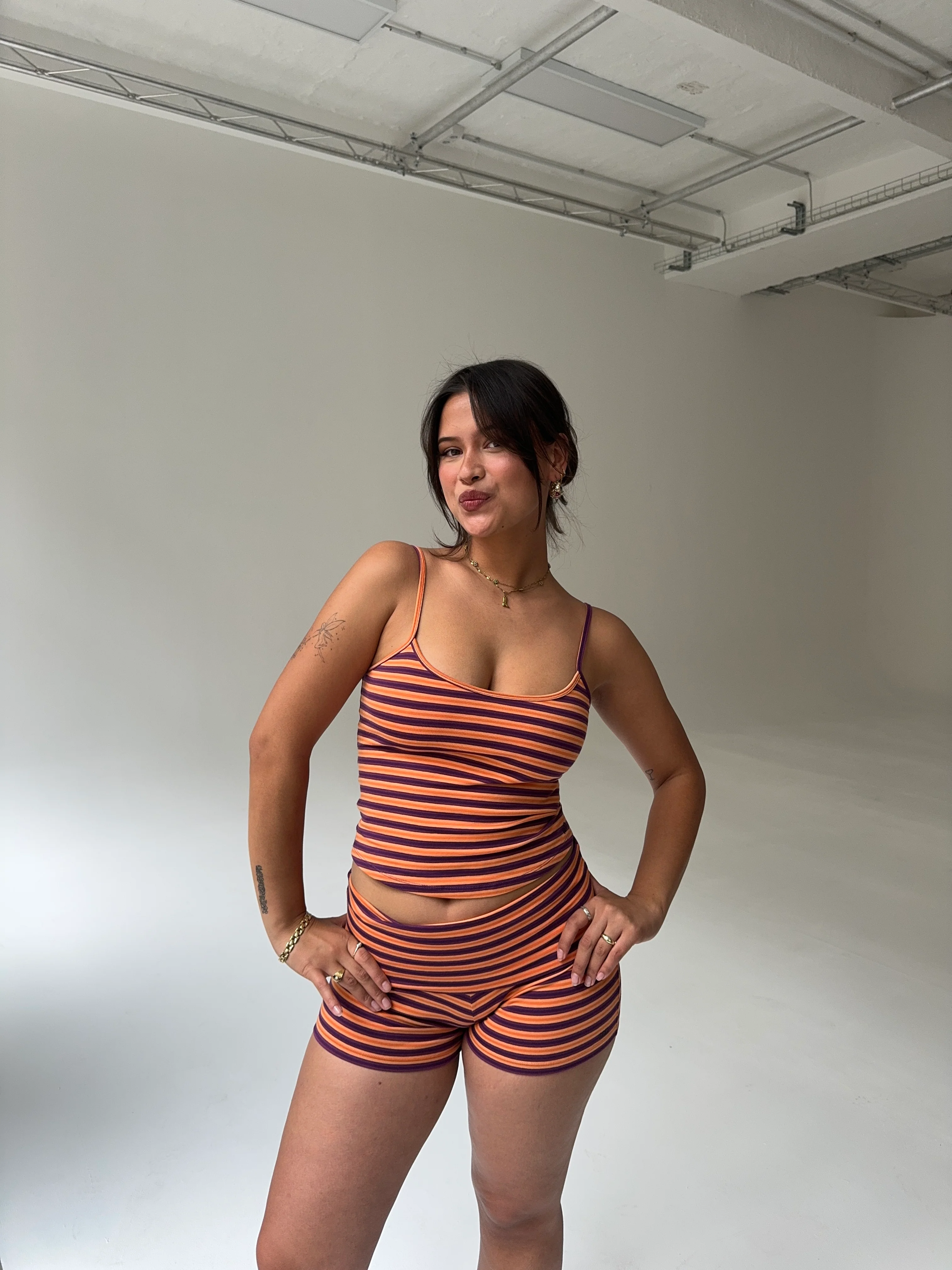 soft spaghetti top island stripes - Image 6