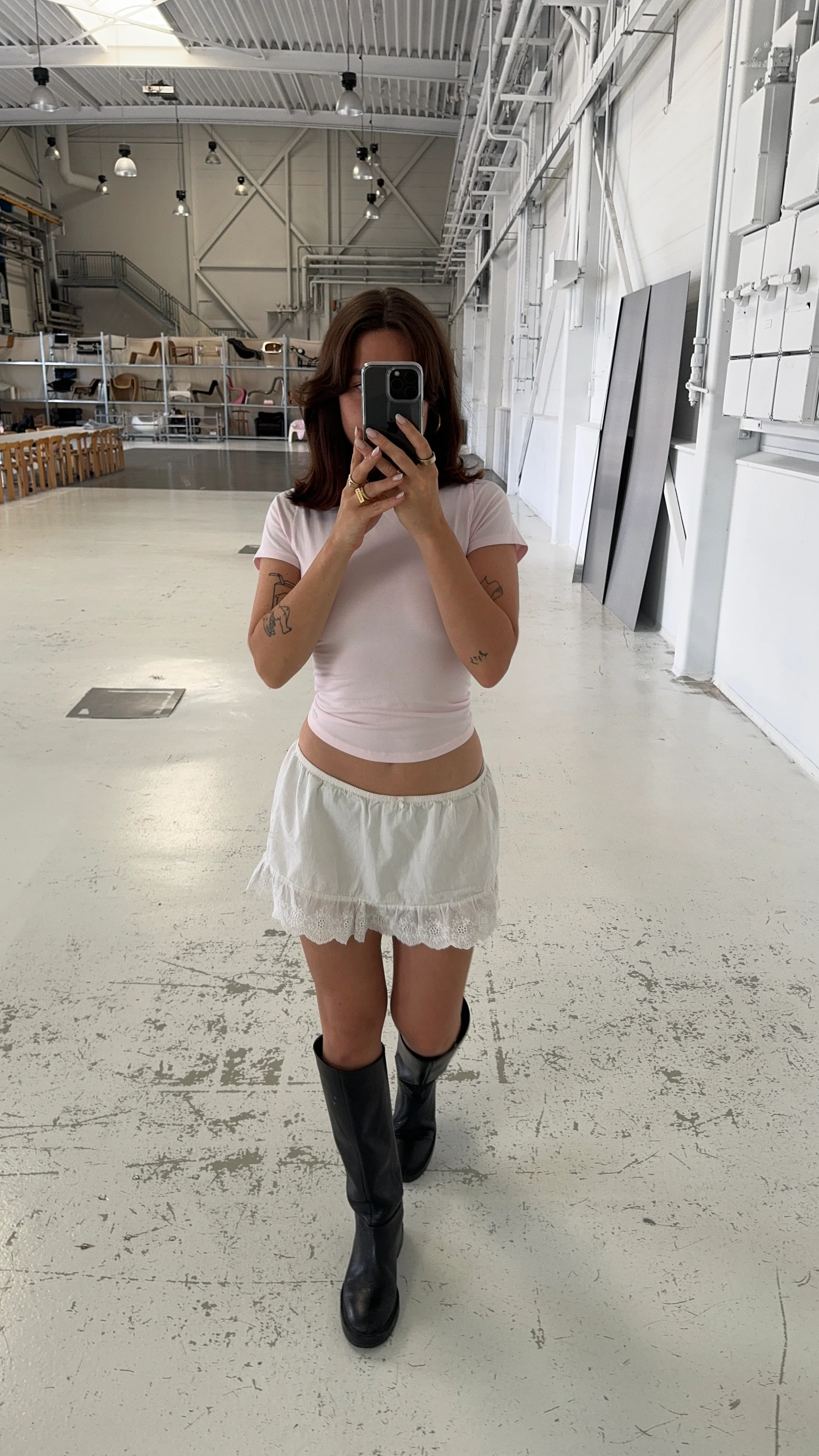 soft tee long baby pink - Image 9