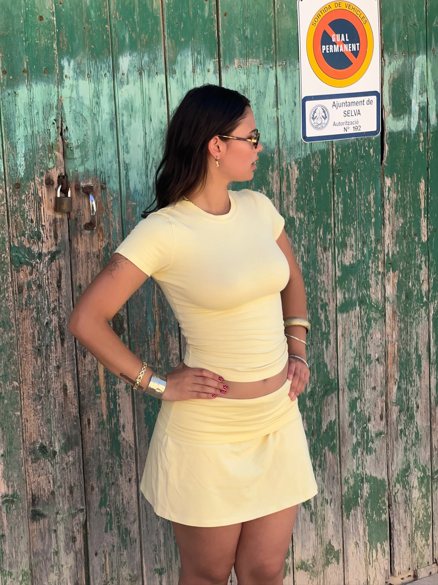 soft tee long butter yellow - Image 3