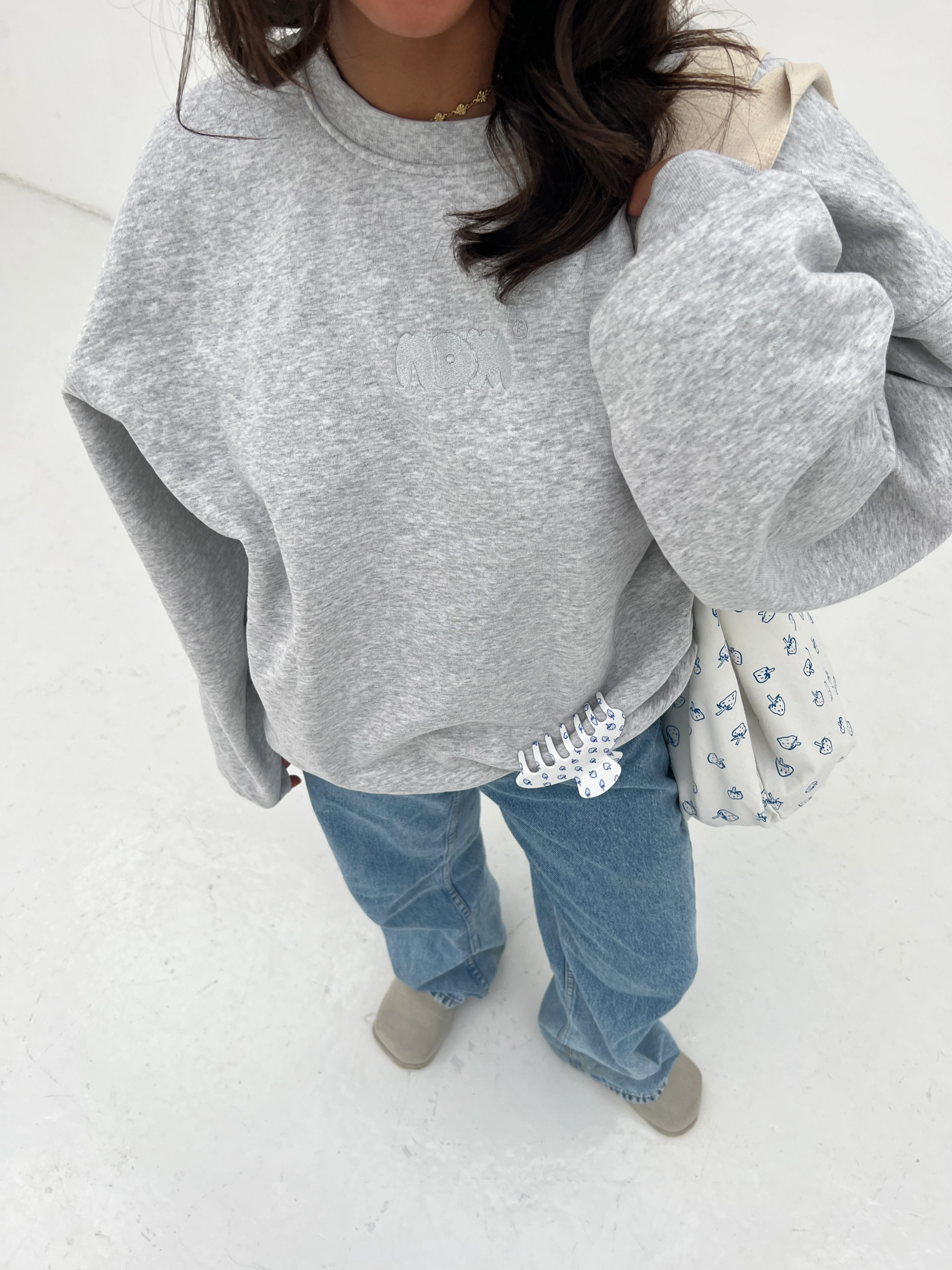sweater grey melange - Image 10