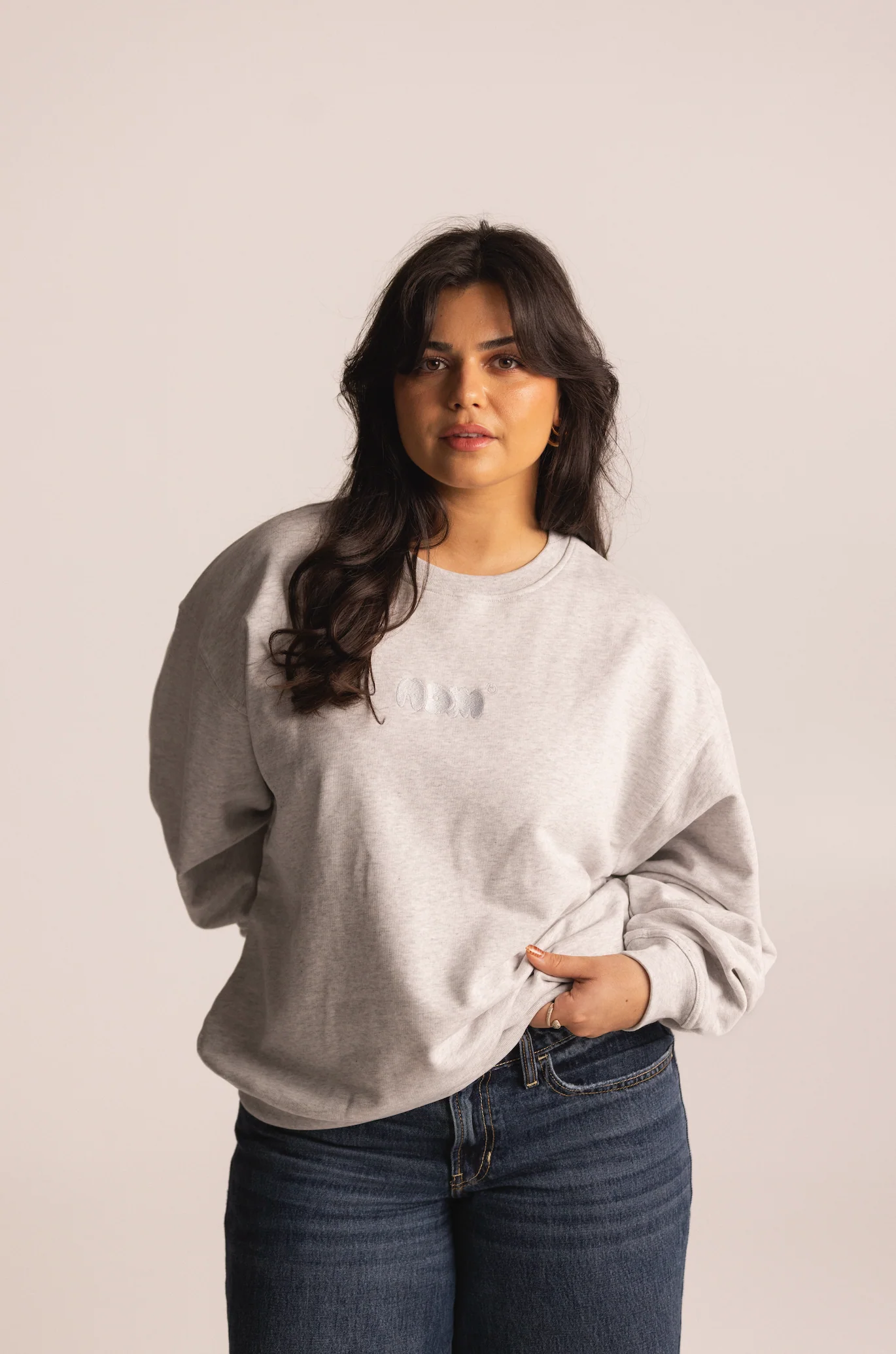 sweater grey melange - Image 3