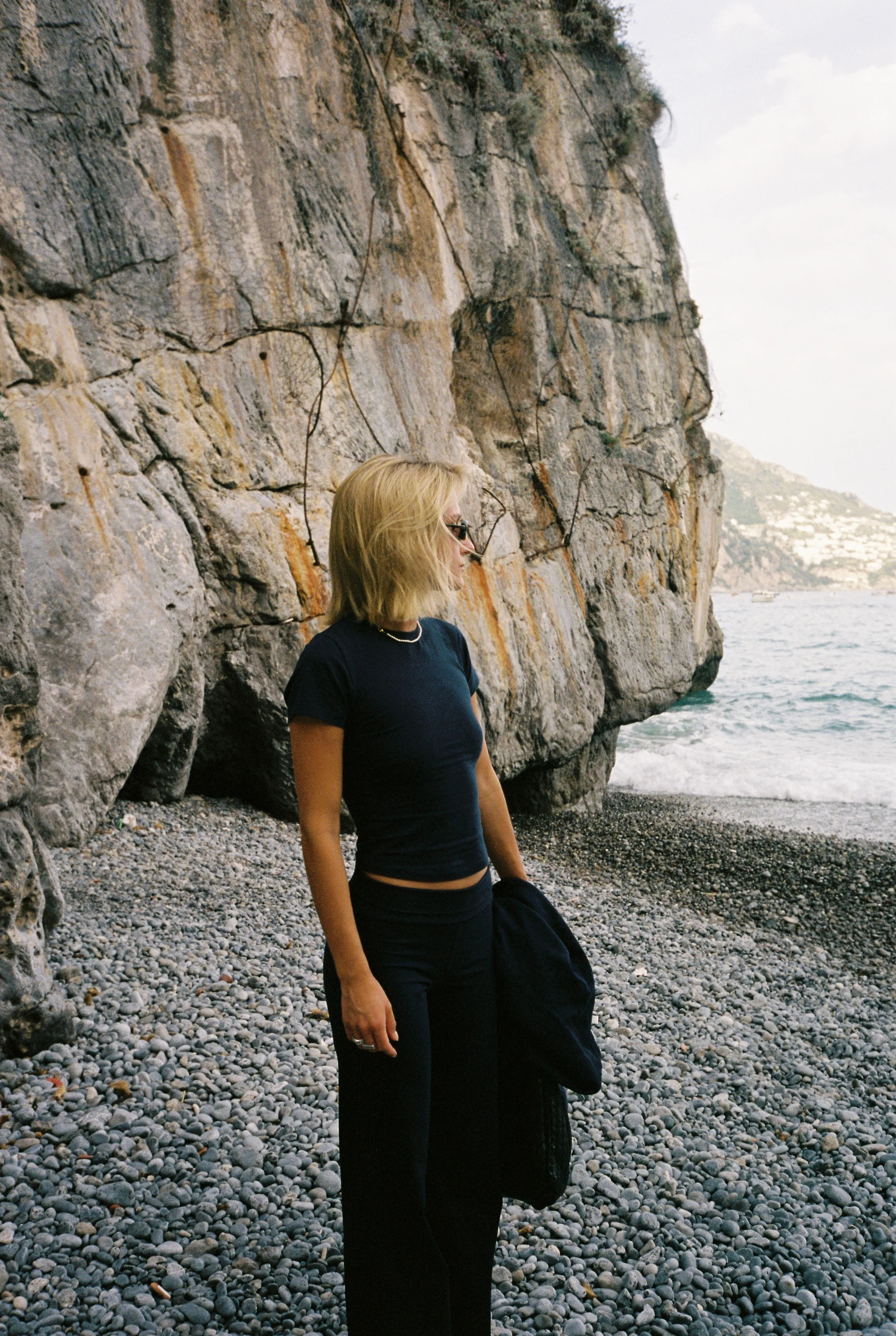 soft tee long deep blue - Image 11