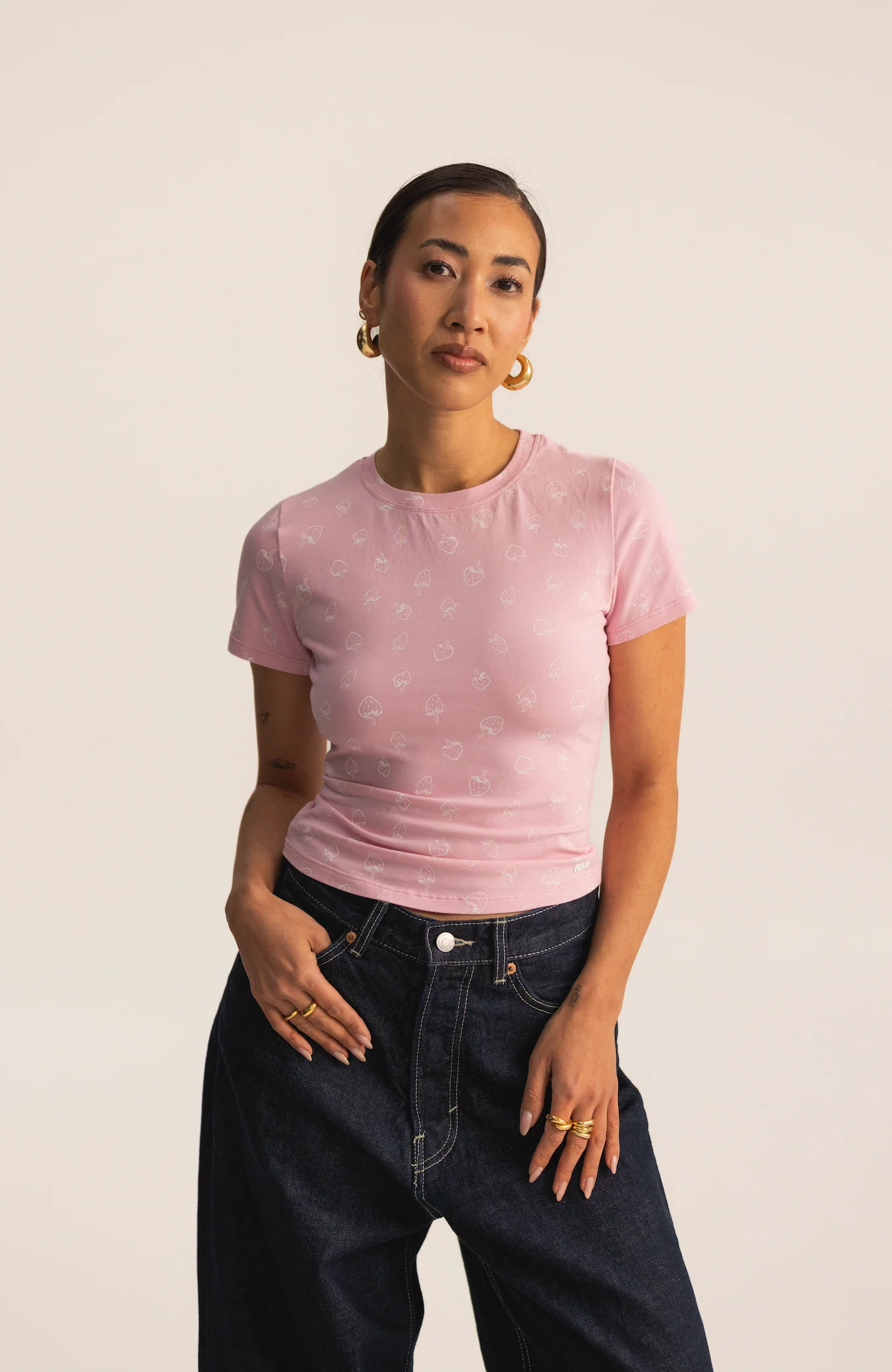 soft tee pink berries - Image 5
