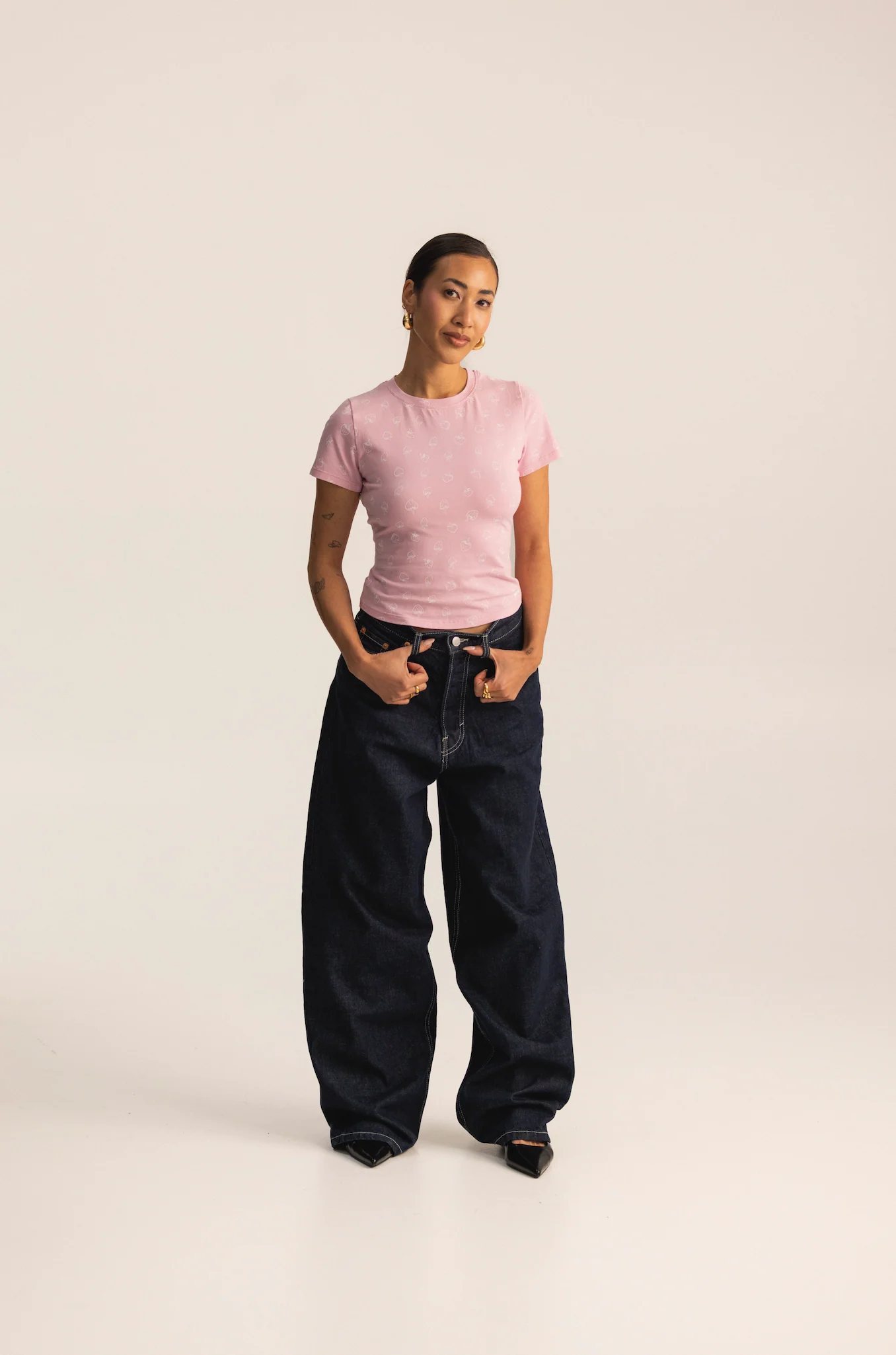 soft tee pink berries - Image 6