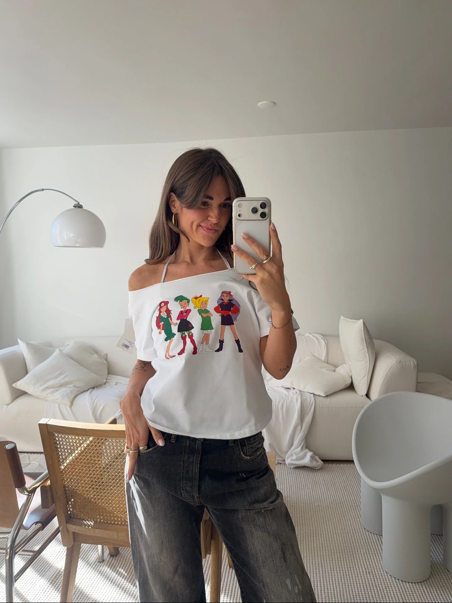 x bibi - offshoulder tee white - Image 5