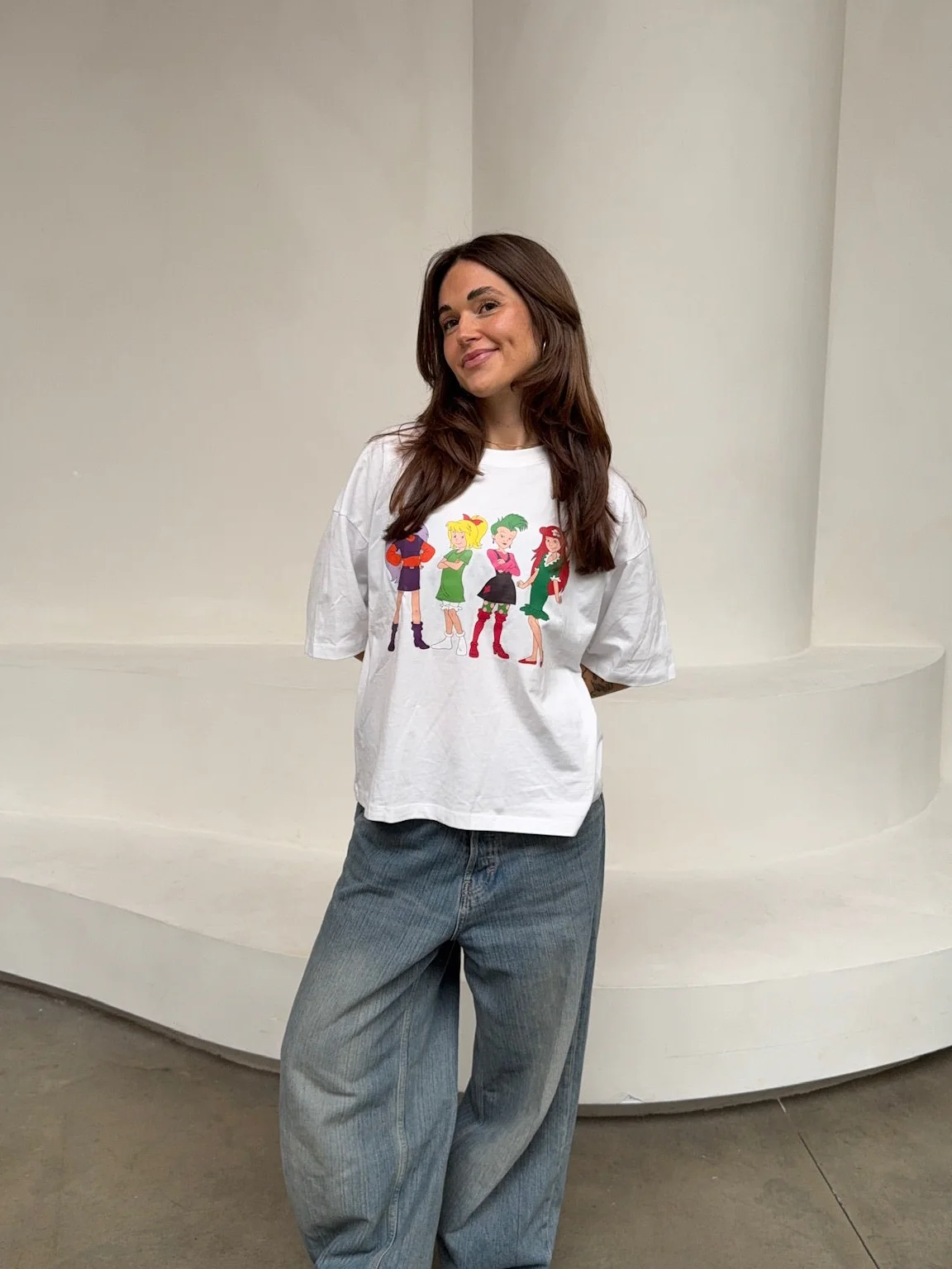 x bibi oversized tee white - Image 5