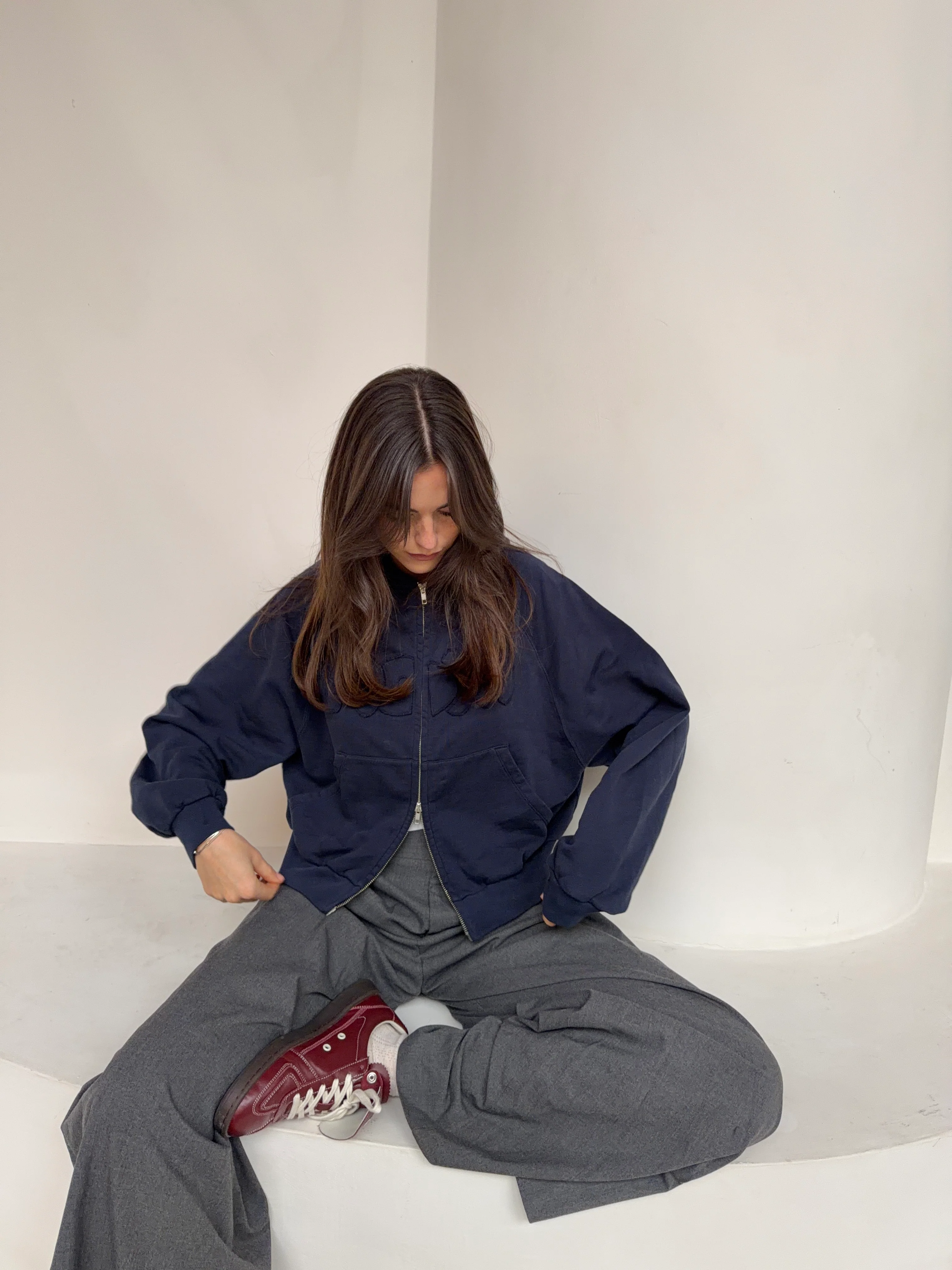 x fabi - zip hoodie deep blue - Image 12