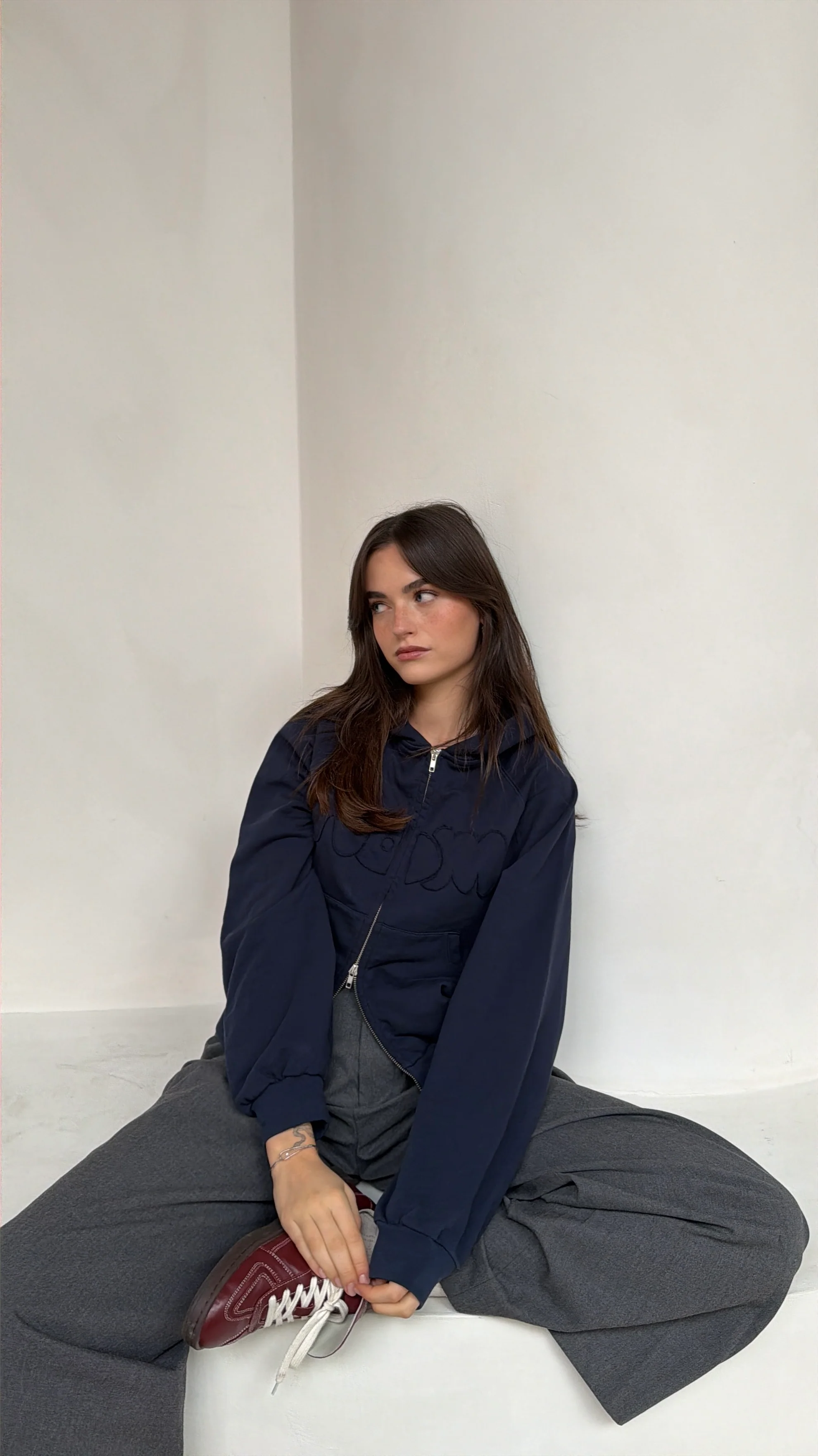 x fabi - zip hoodie deep blue - Image 15