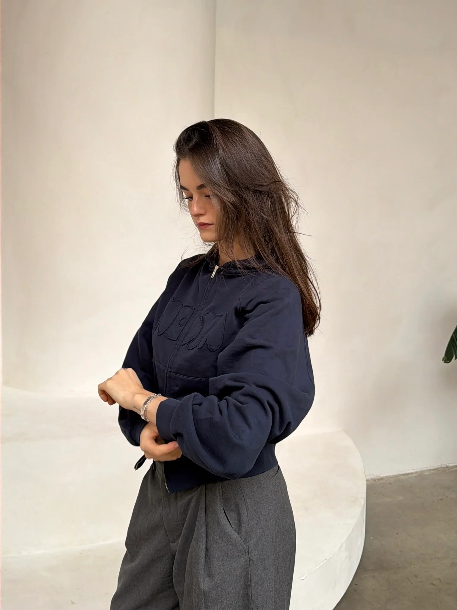 x fabi - zip hoodie deep blue - Image 4