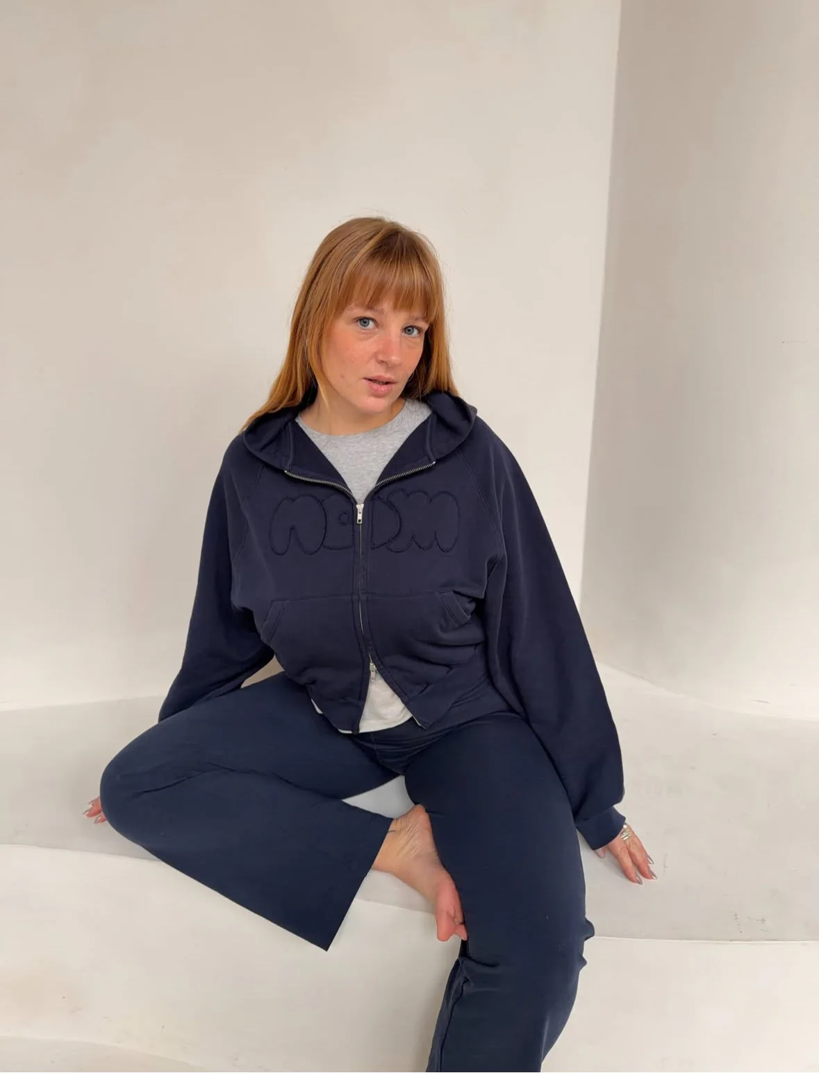 x fabi - zip hoodie deep blue - Image 5