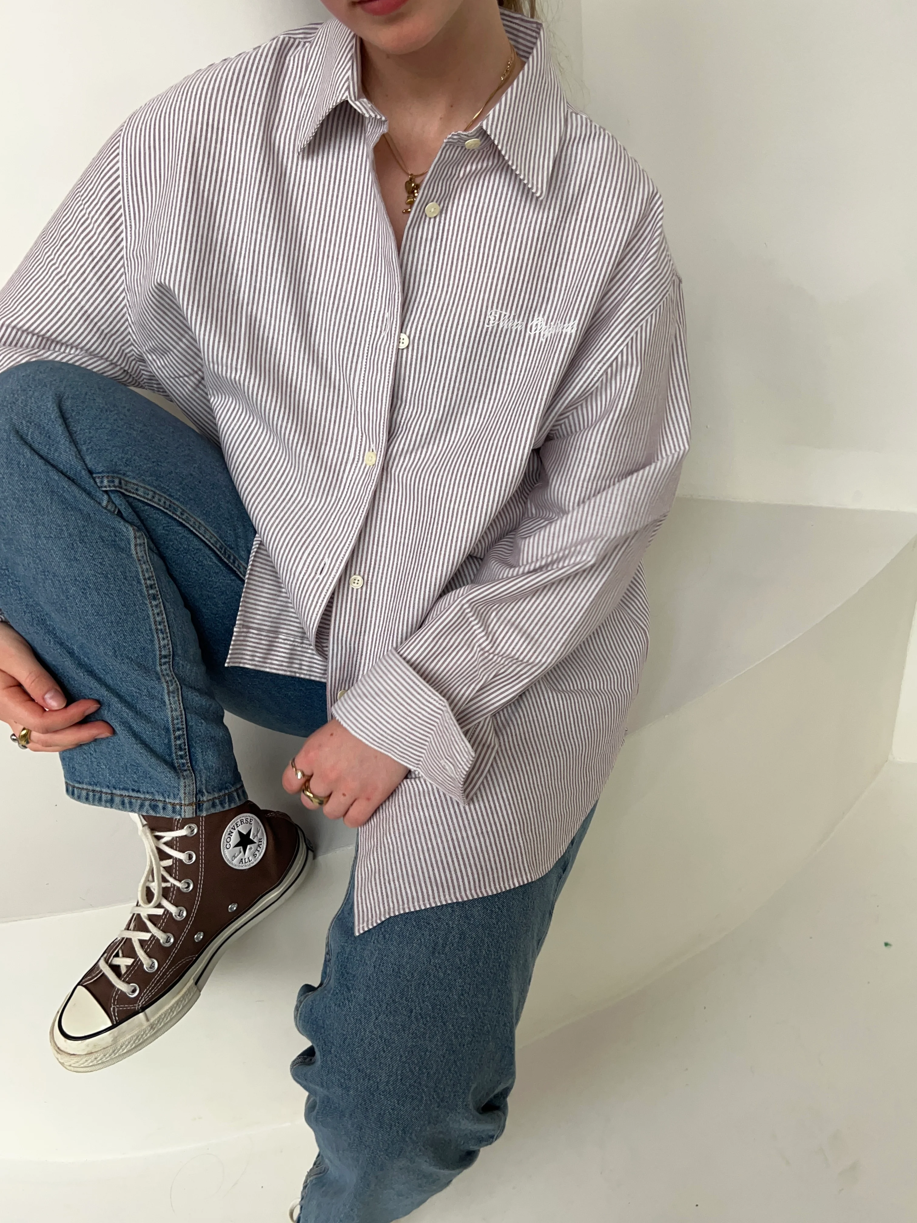 x fabi - all day striped shirt red - Image 18
