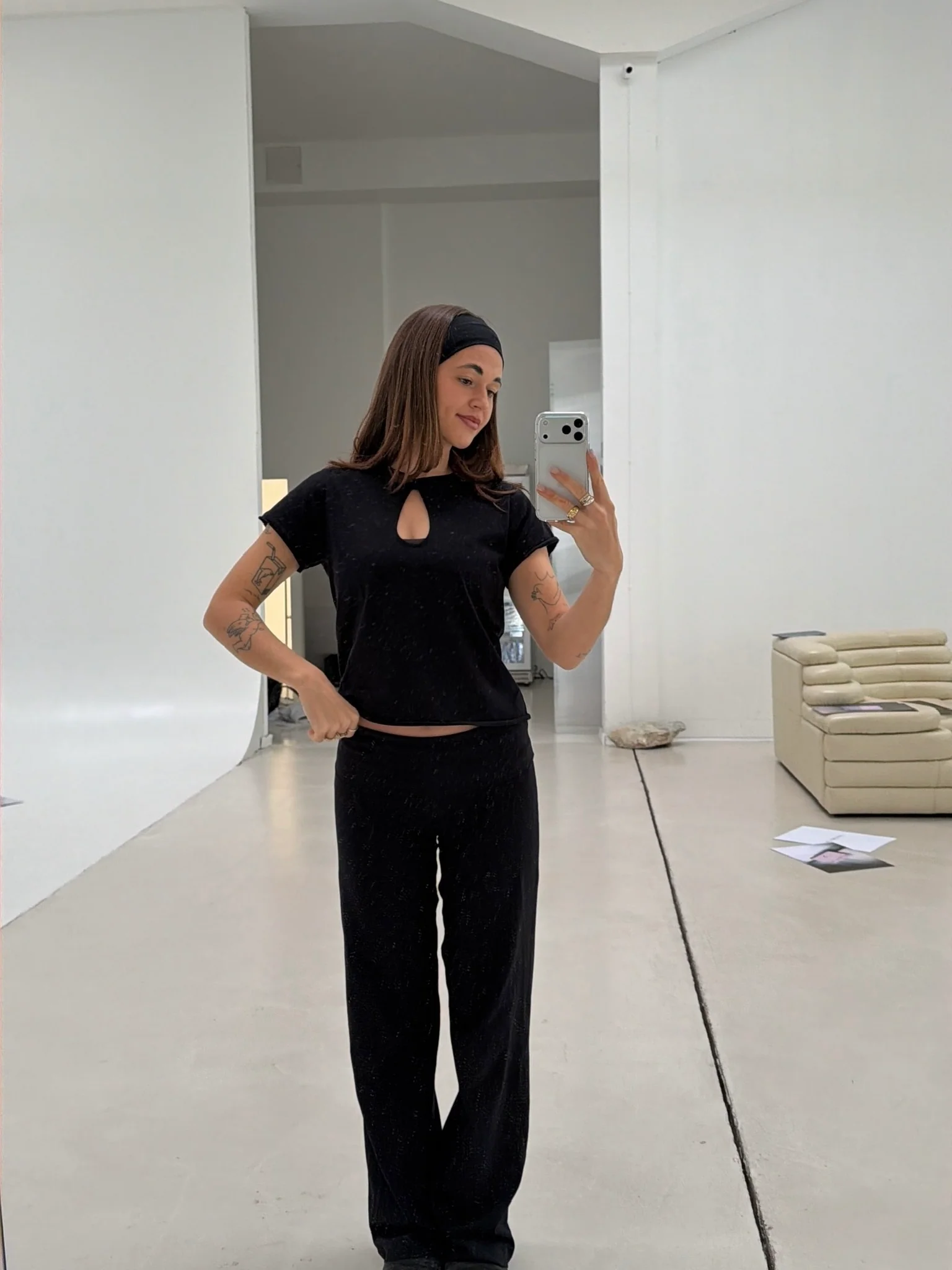 x lethilda soft black set + hairband - Image 6