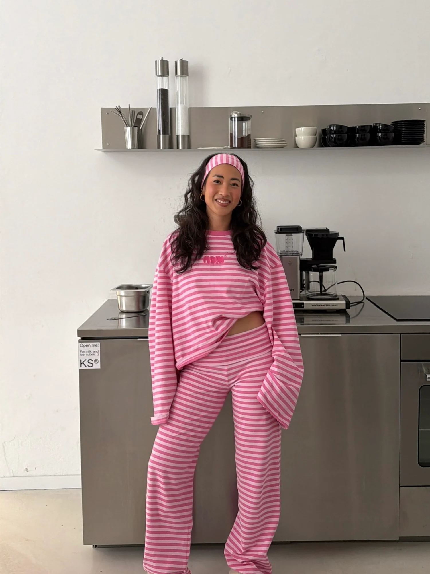 x lethilda - soft pants magenta stripes - Image 5
