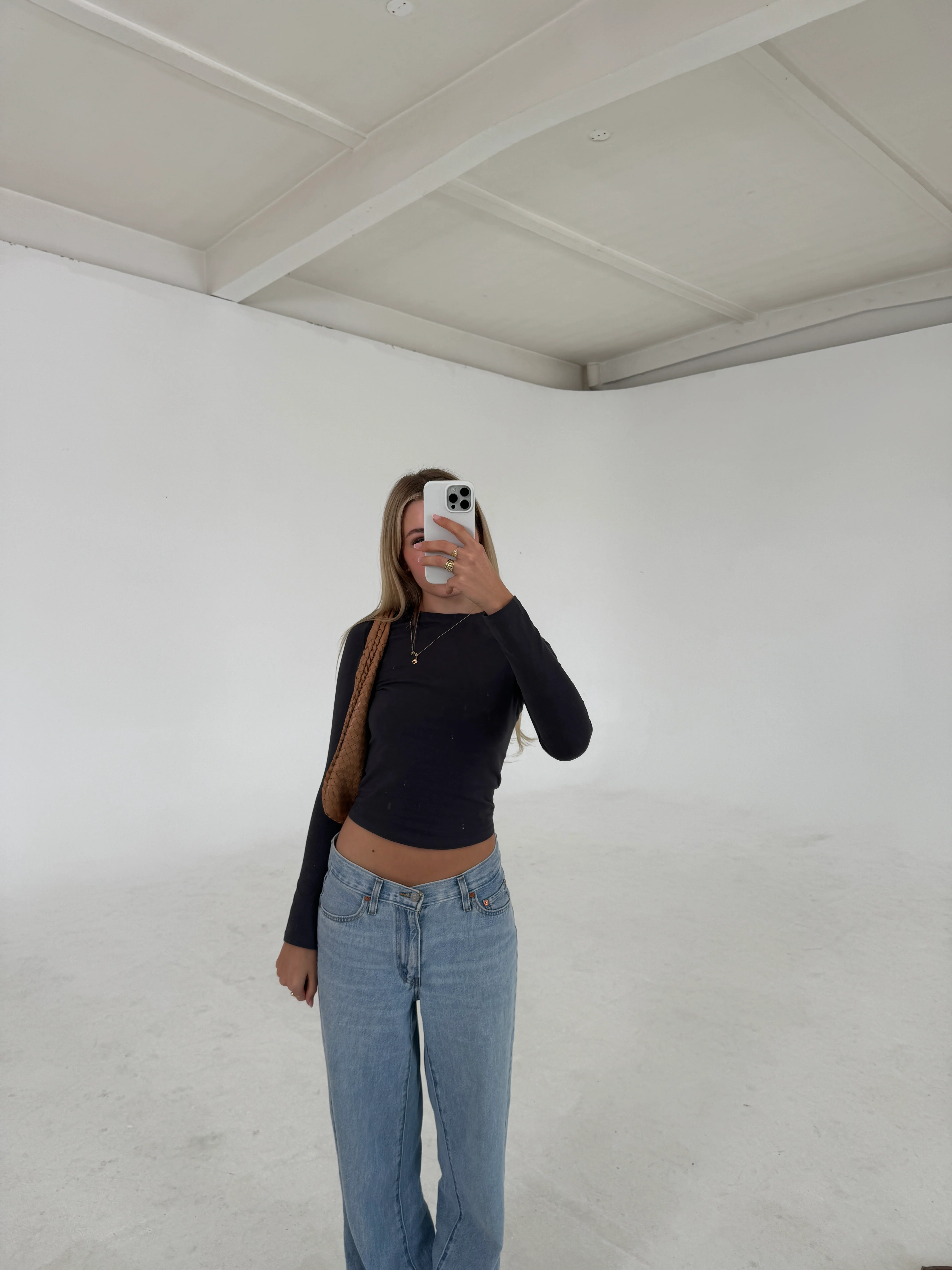 x lili - soft longsleeve long dark grey - Image 3
