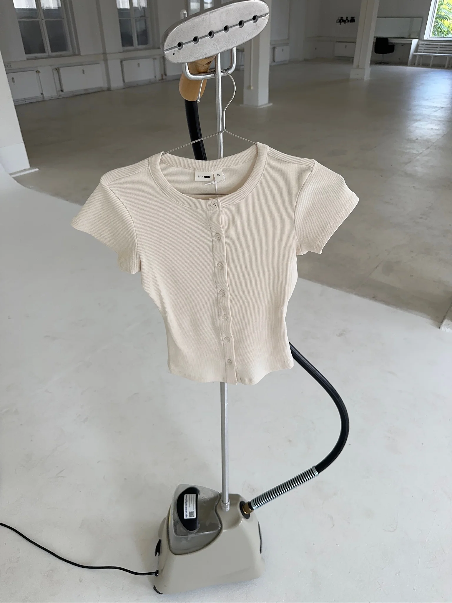 x lili - short sleeve cardigan creme - Image 16