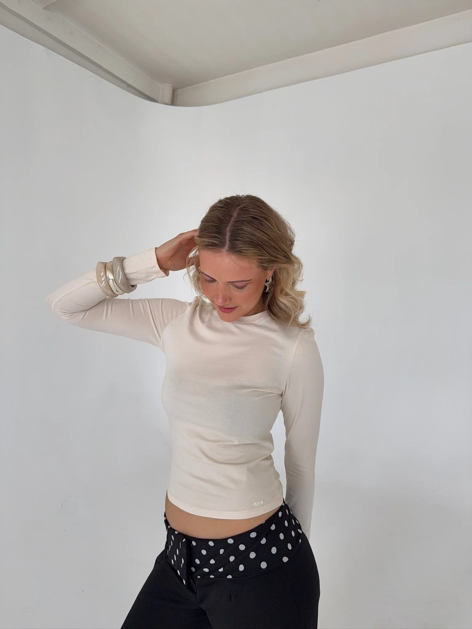x lili - soft longsleeve long creme - Image 6