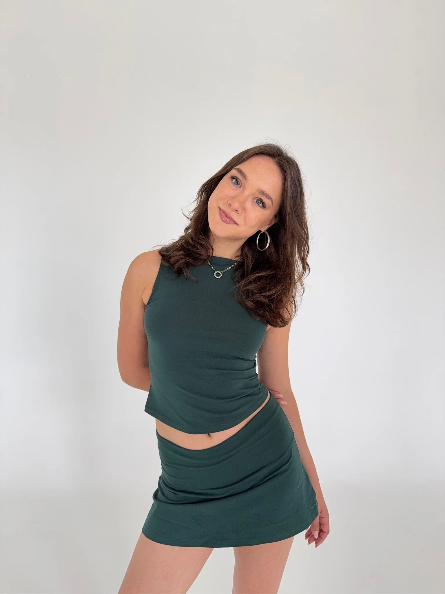 x she's talking - soft skirt golf green - Image 10