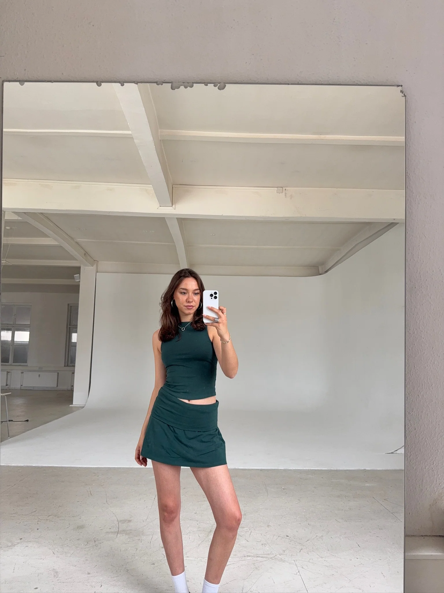 x she's talking - soft skirt golf green - Image 11
