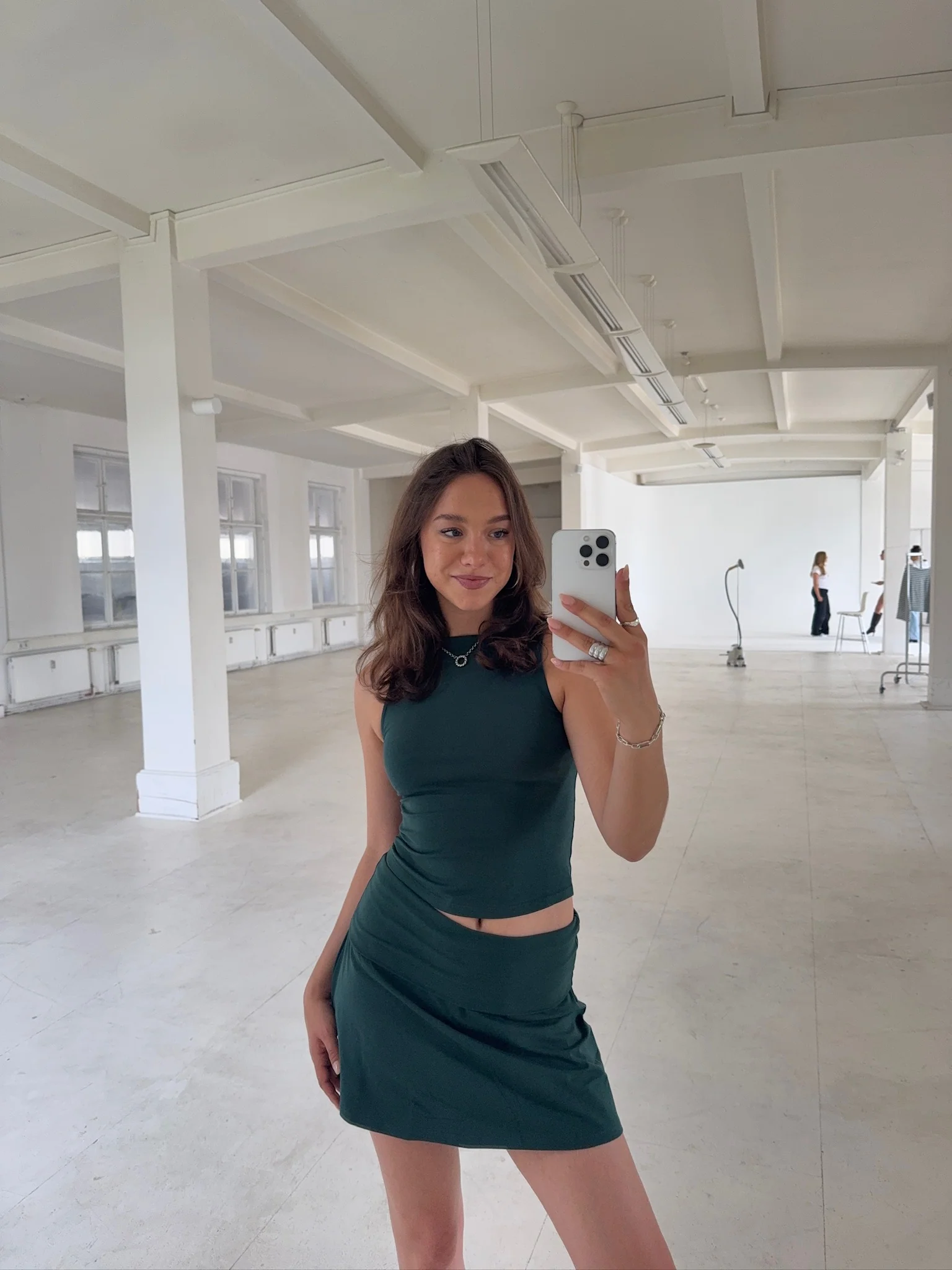x she's talking - soft skirt golf green - Image 6