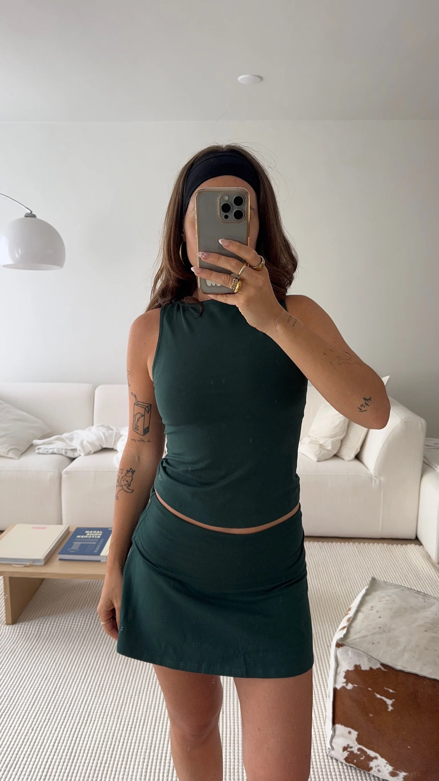 x she's talking - soft skirt golf green - Image 9
