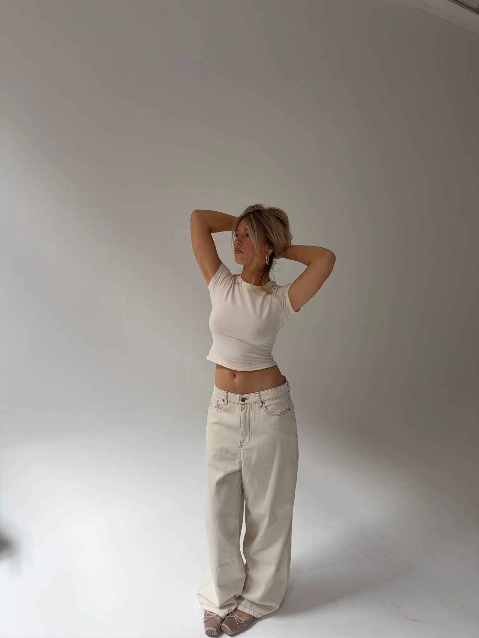 x lili - soft tee long creme - Image 11