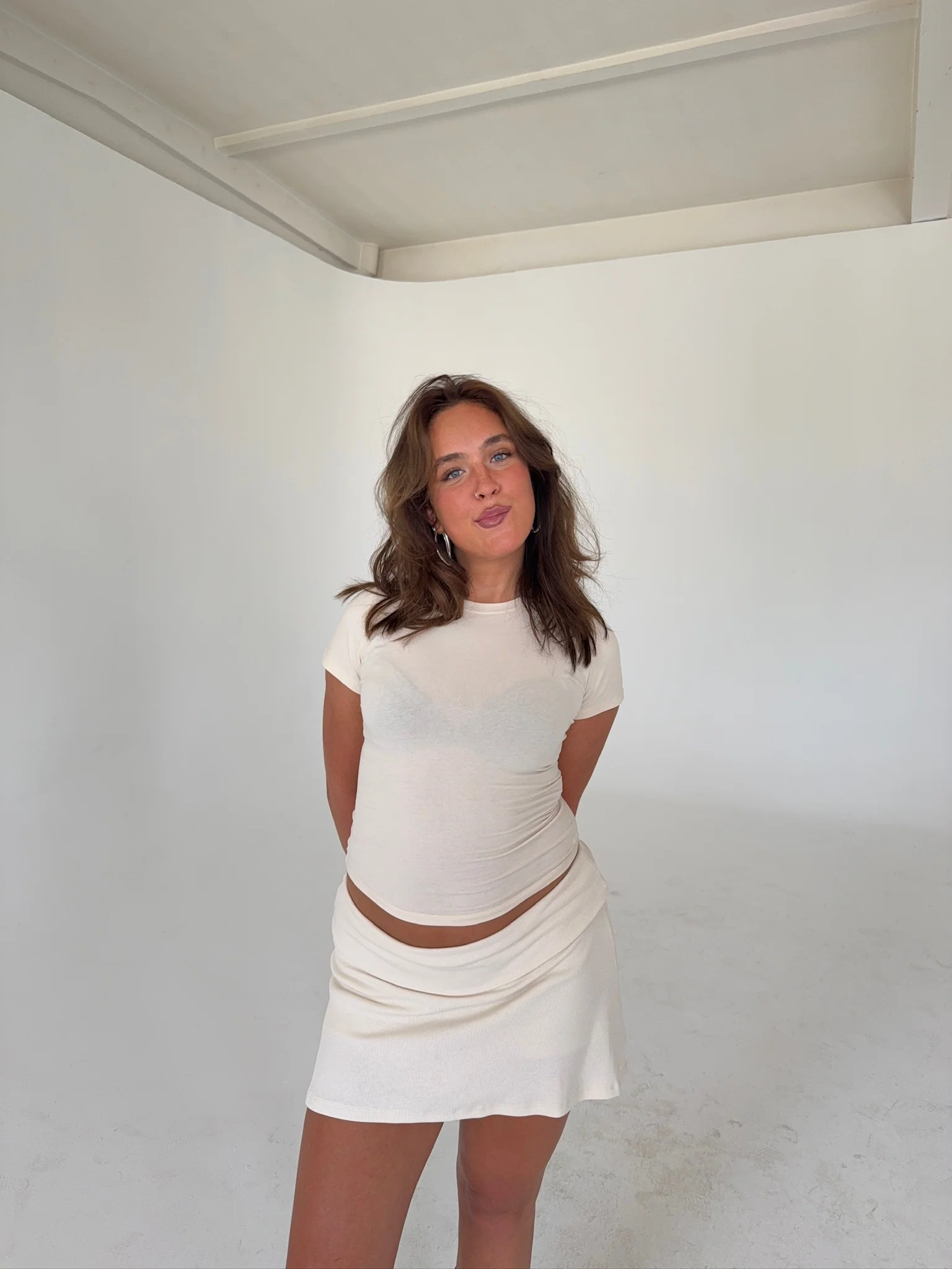 x lili - soft tee long creme - Image 6
