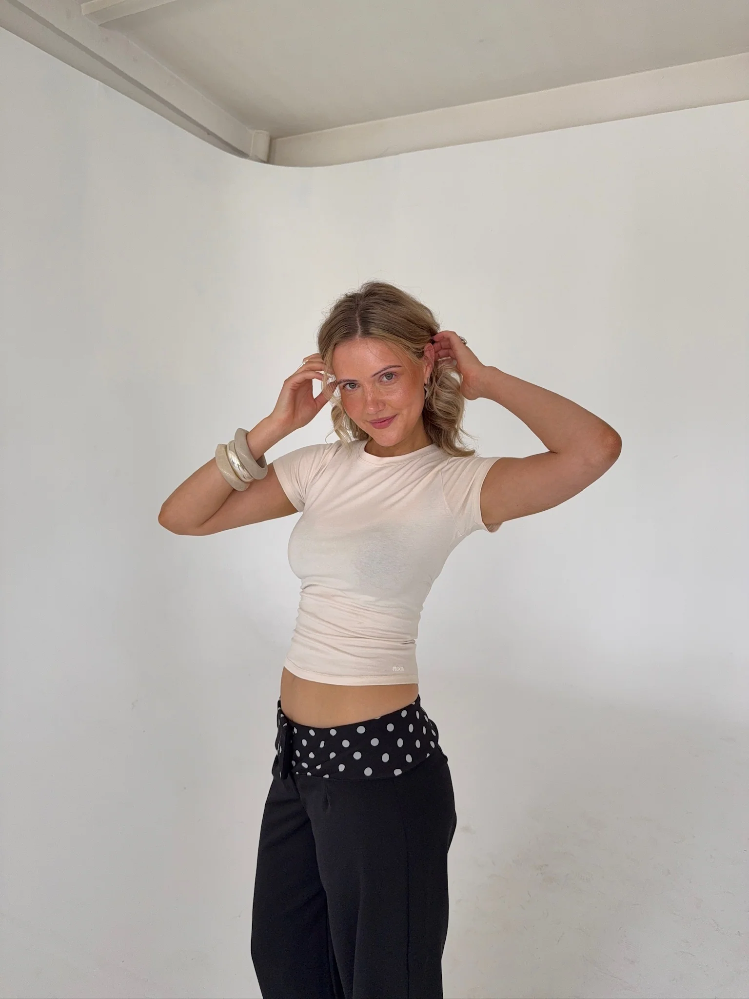 x lili - soft tee long creme - Image 8