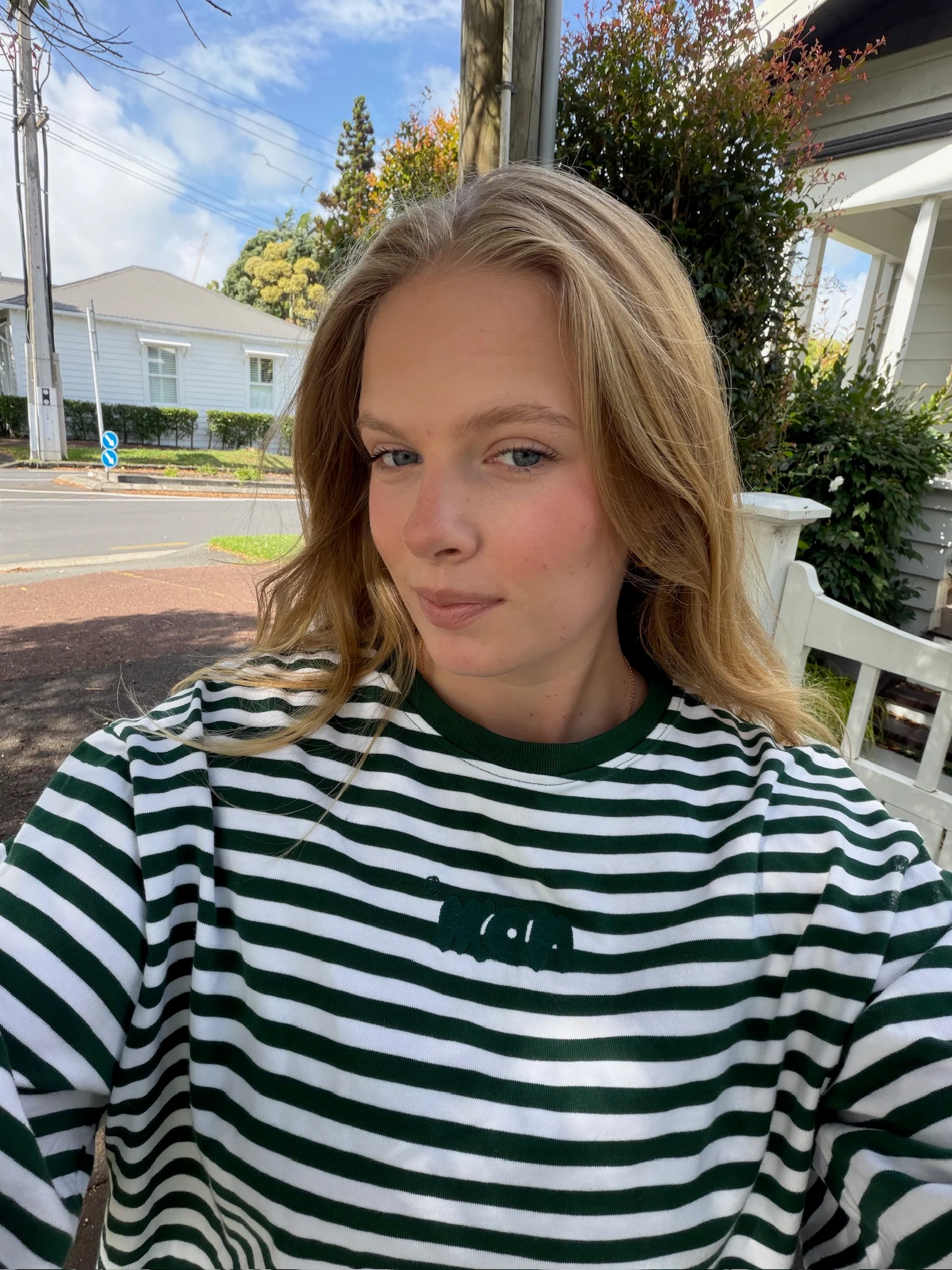 x she's talking - oversized longsleeve stripes - Image 3