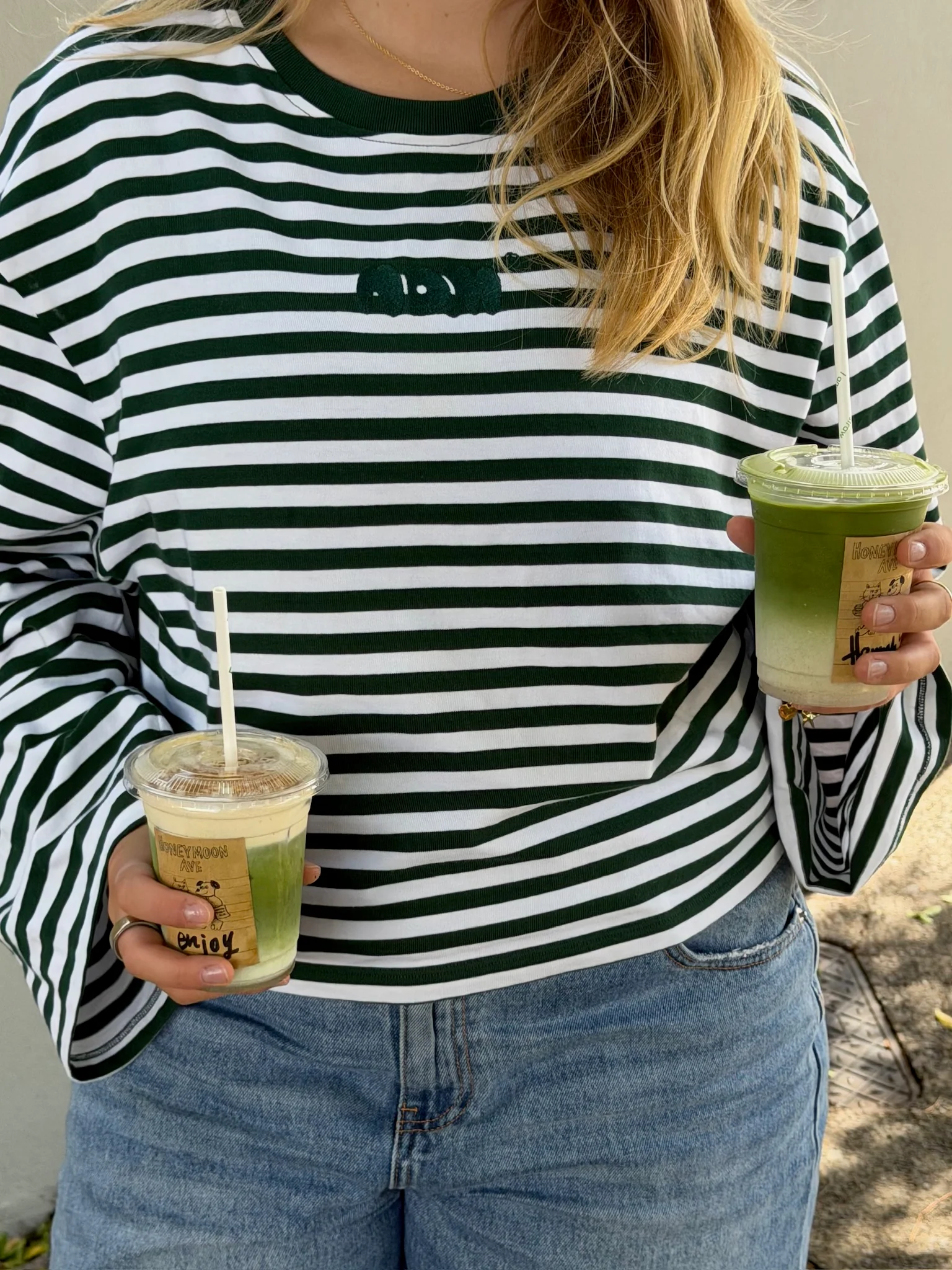 x she's talking - oversized longsleeve stripes - Image 8